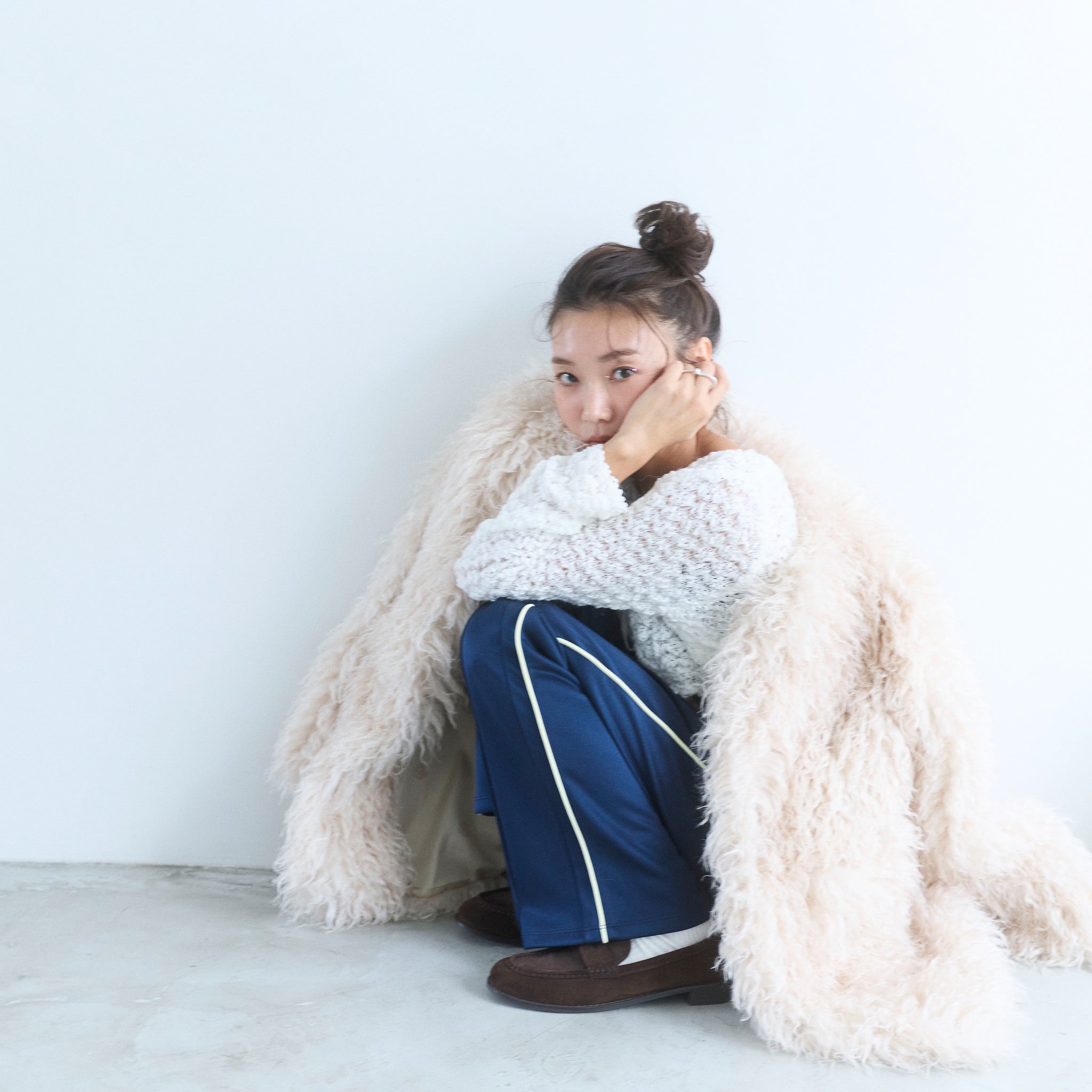 collab Asymmetry Line Trackpants