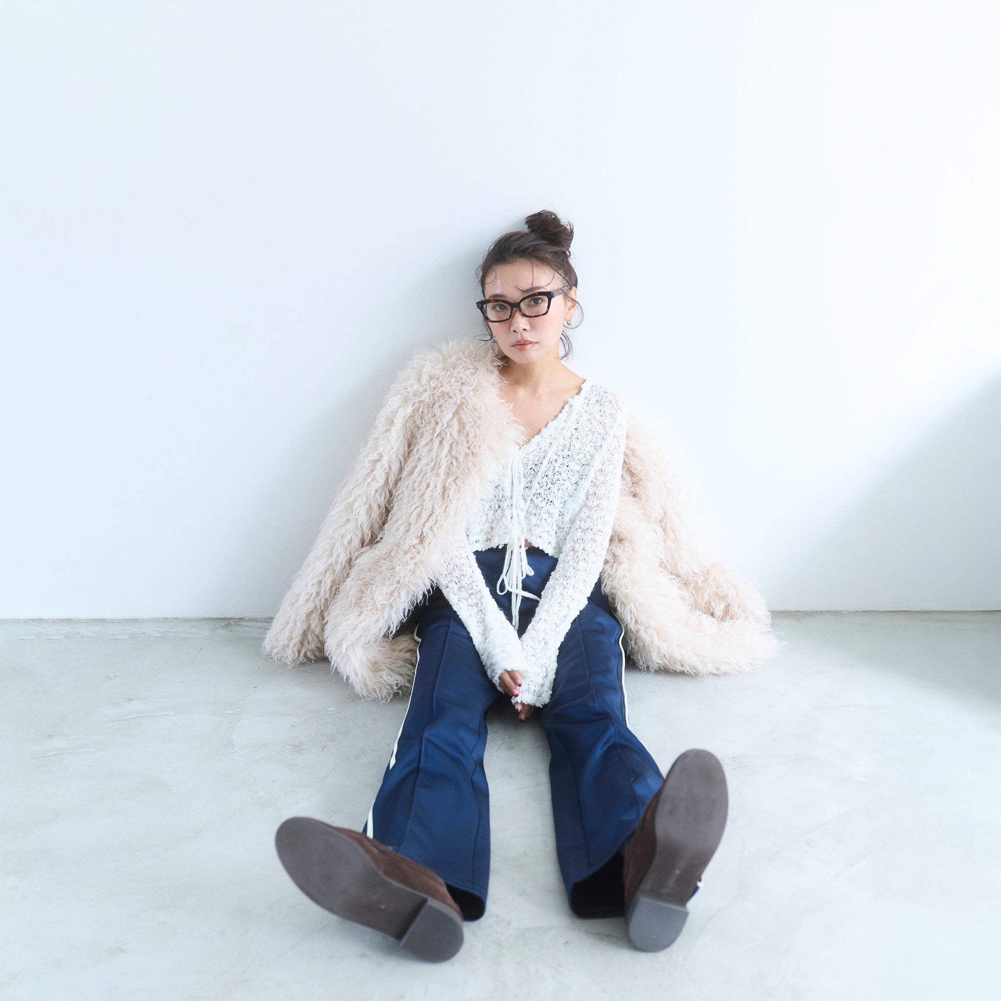 collab Asymmetry Line Trackpants