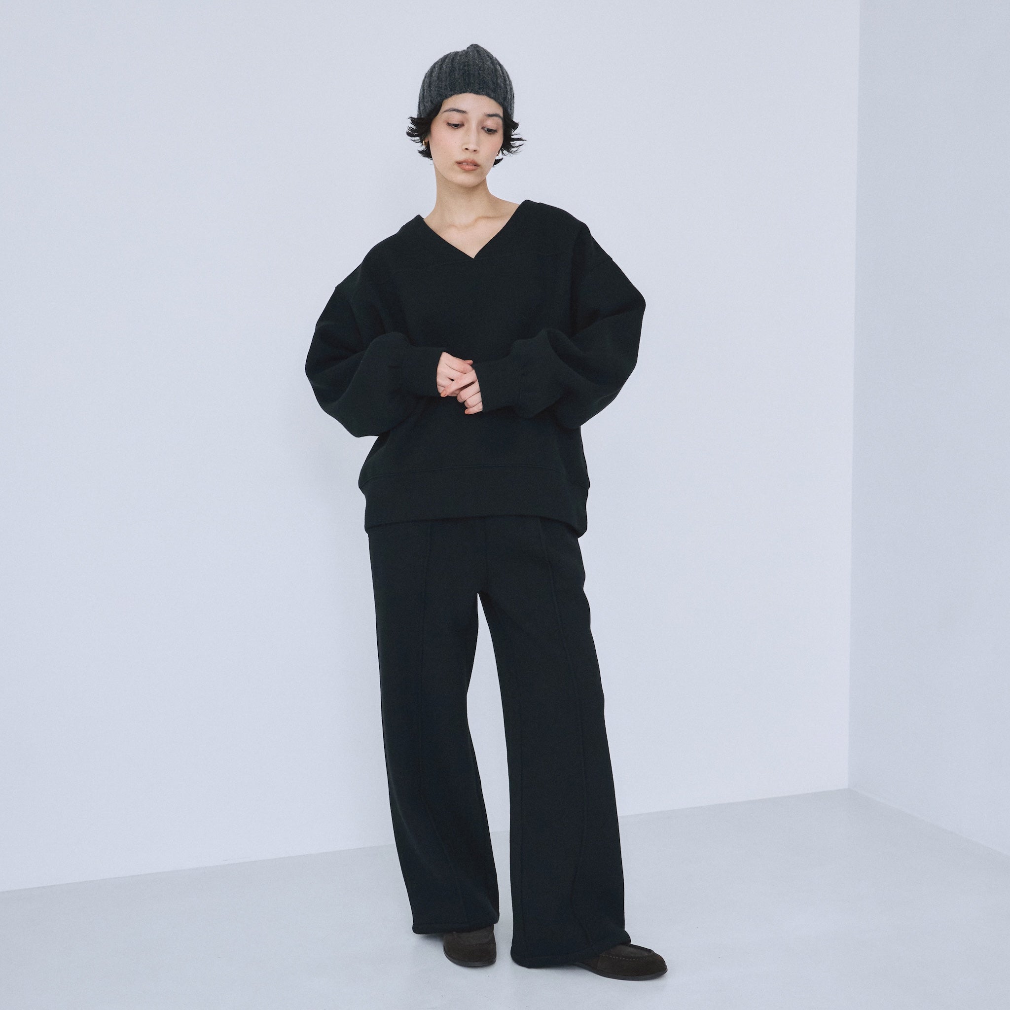 メッシュSweatストレートパンツ