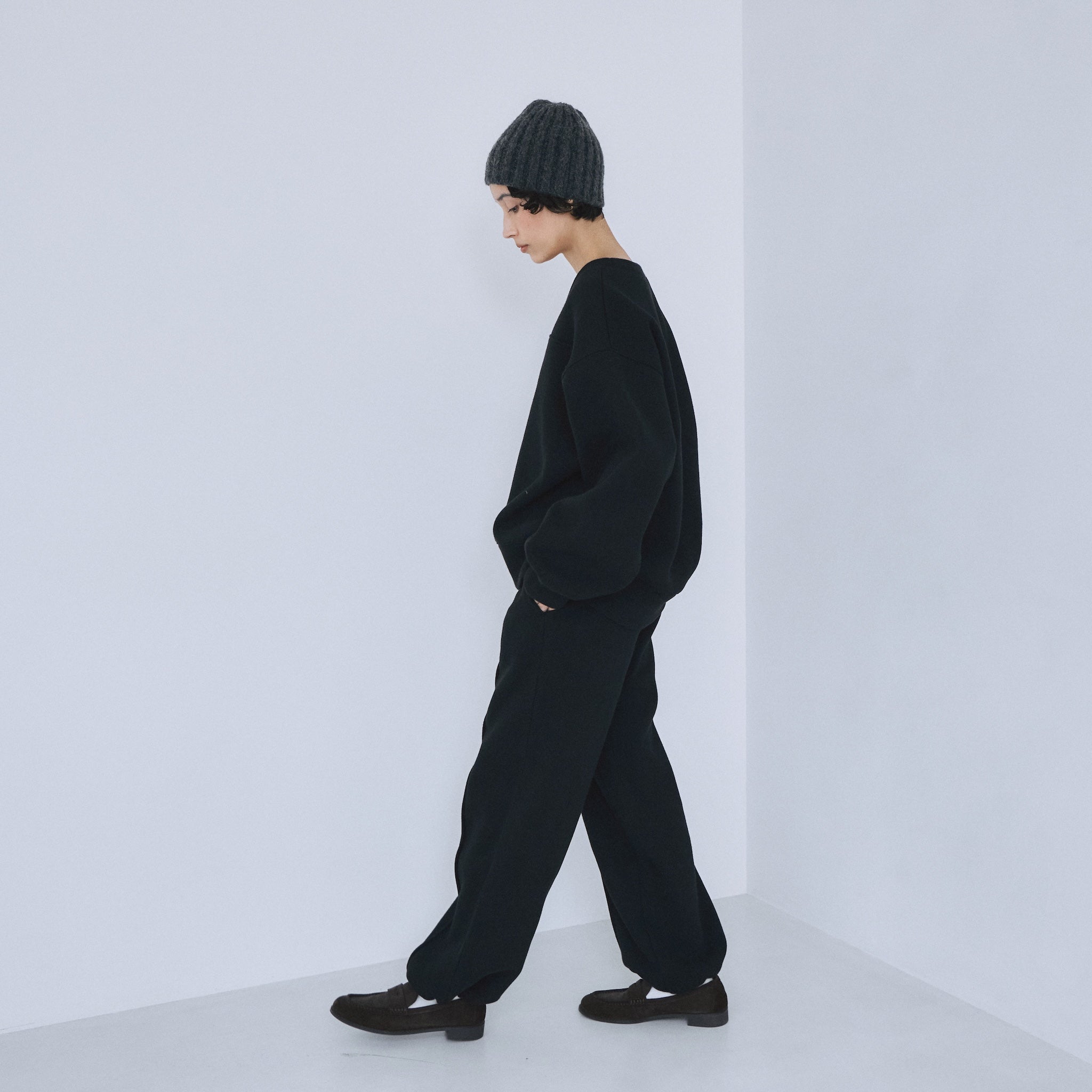 メッシュSweatストレートパンツ