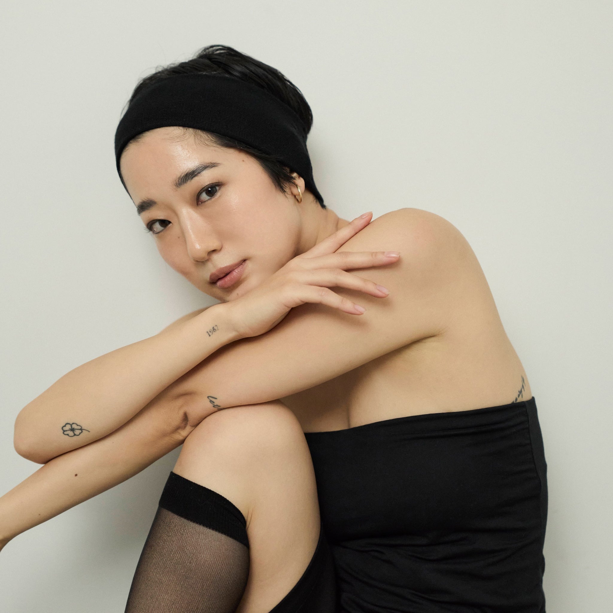 collab Cloudy Fit Knit Turban