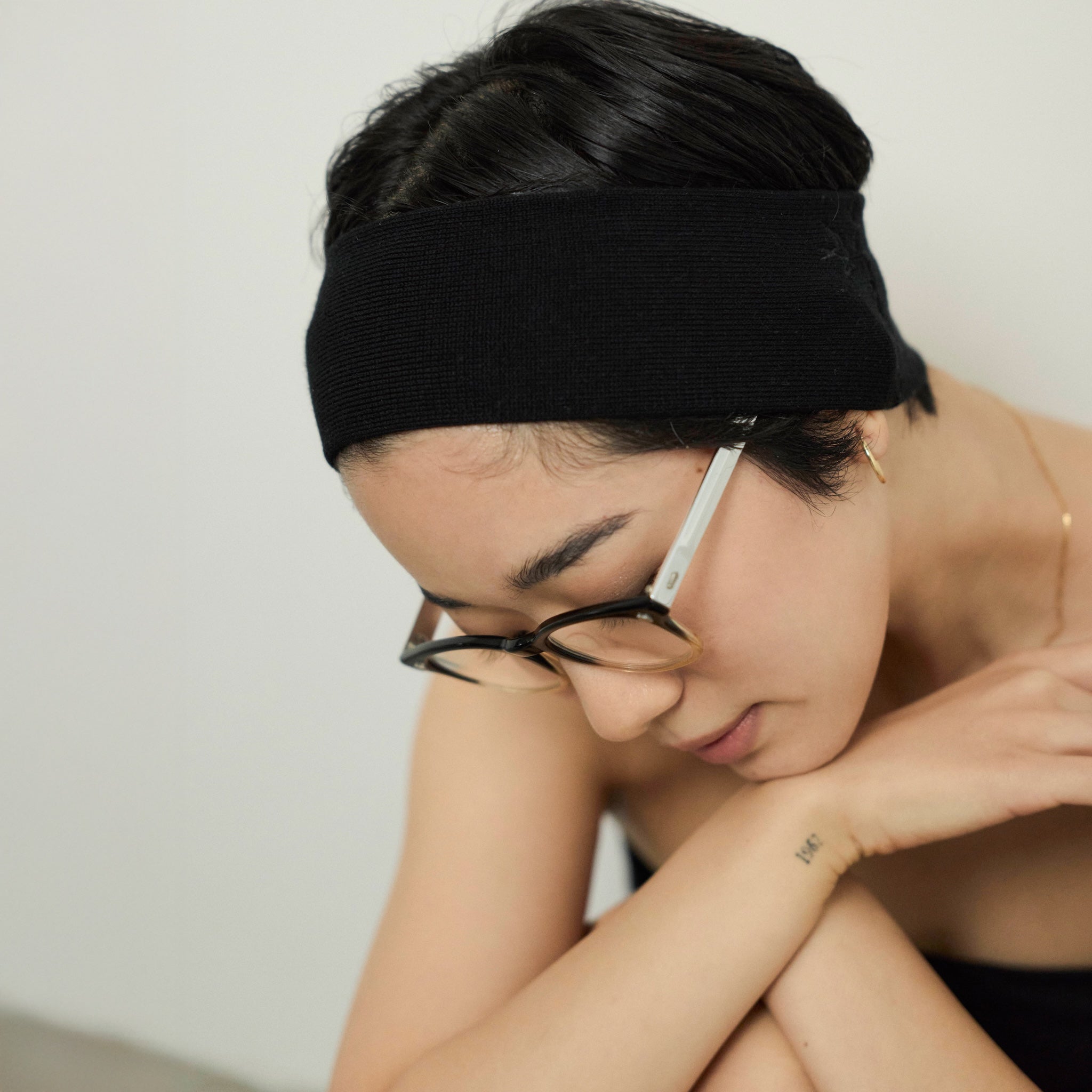 collab Cloudy Fit Knit Turban