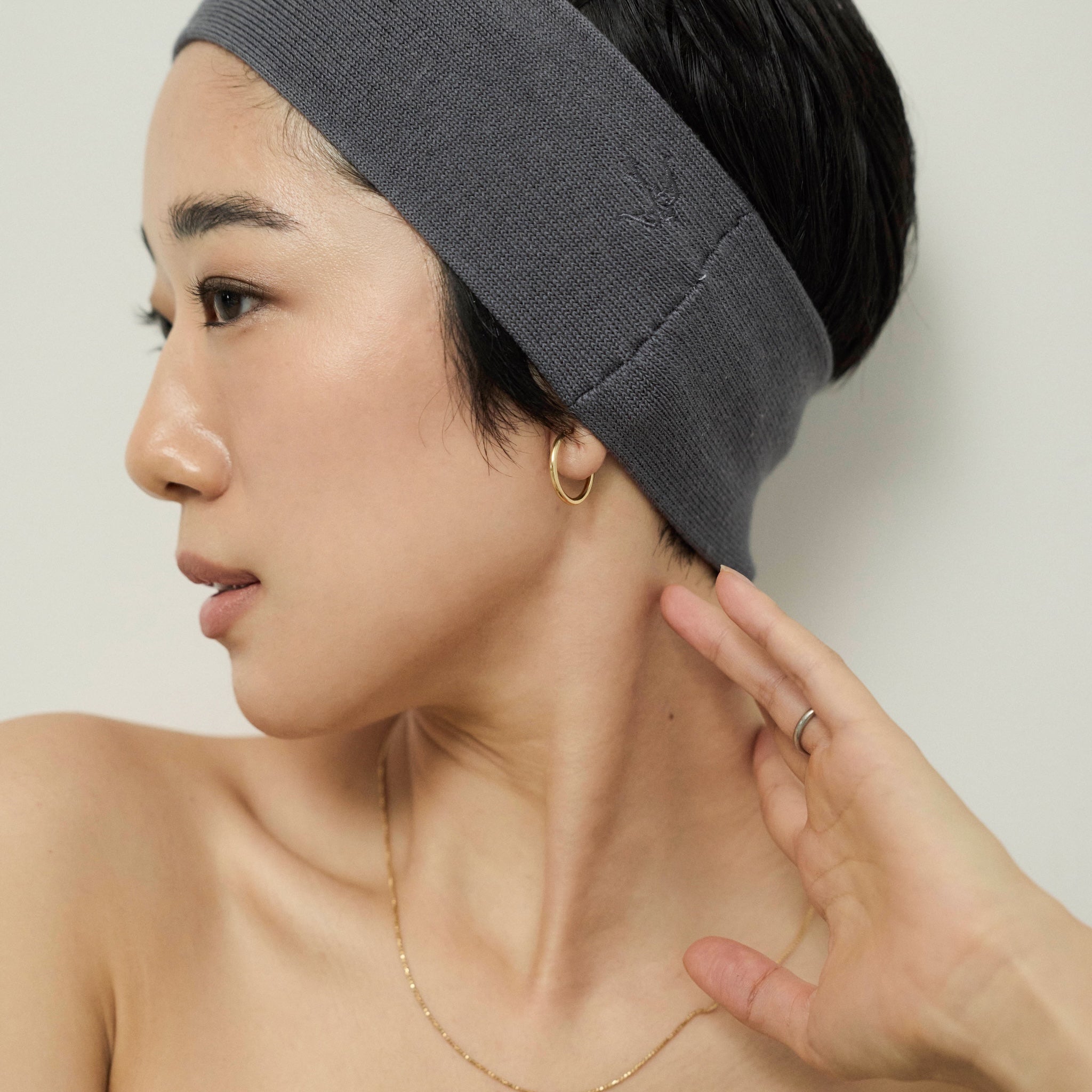 collab Cloudy Fit Knit Turban