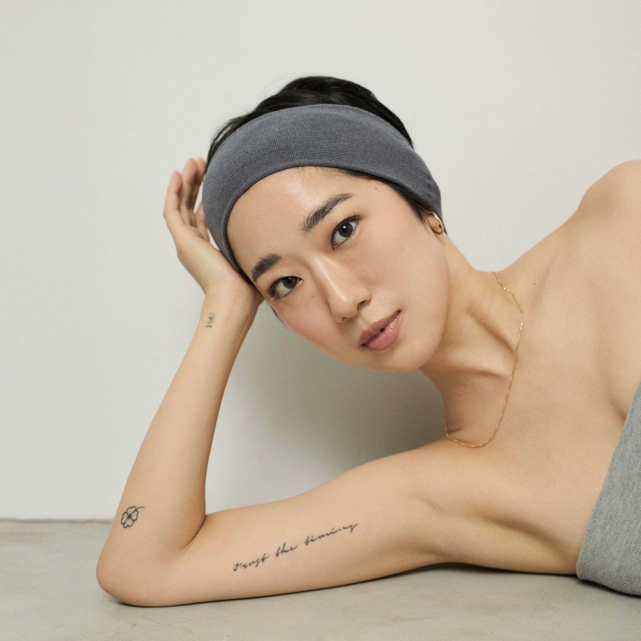 collab Cloudy Fit Knit Turban