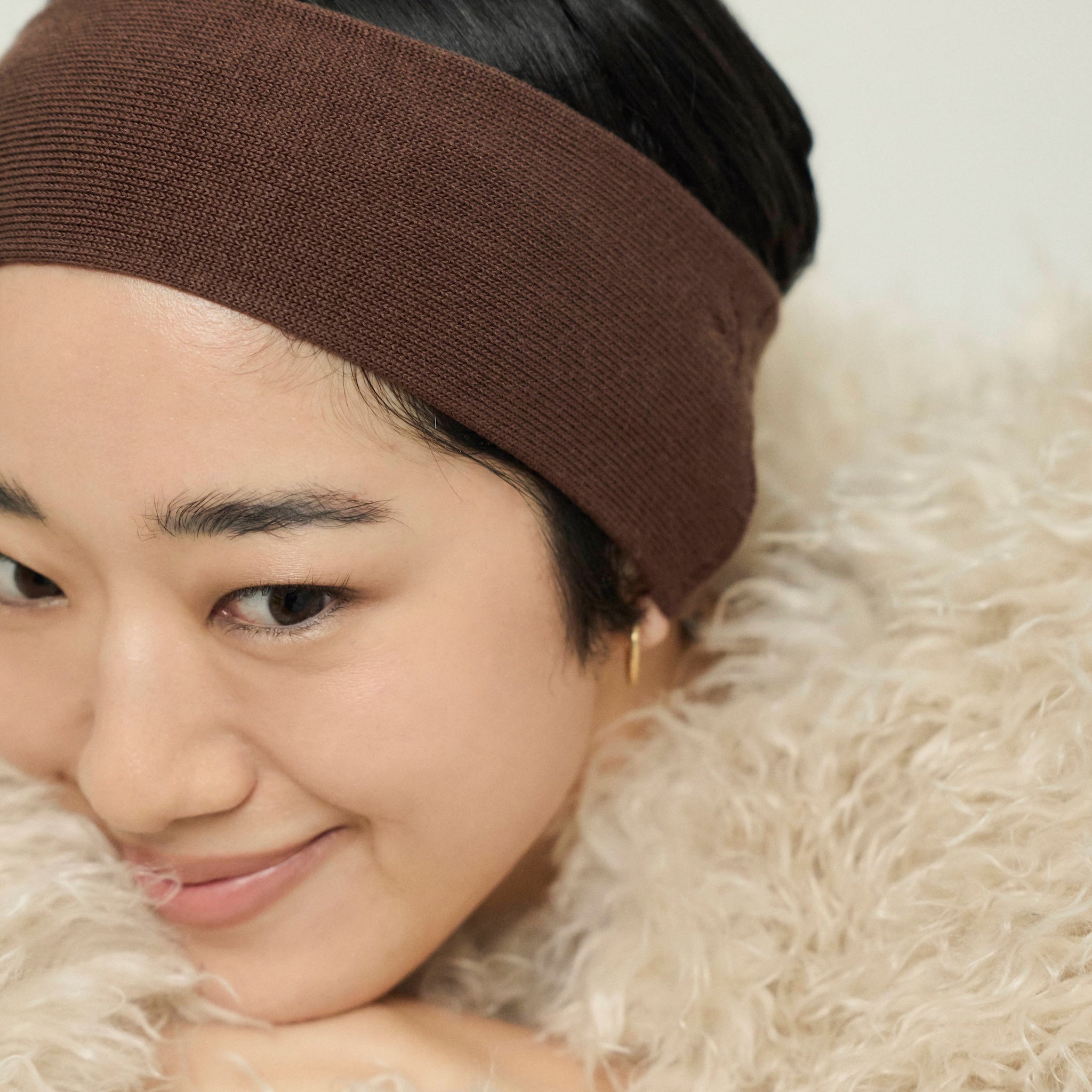 collab Cloudy Fit Knit Turban