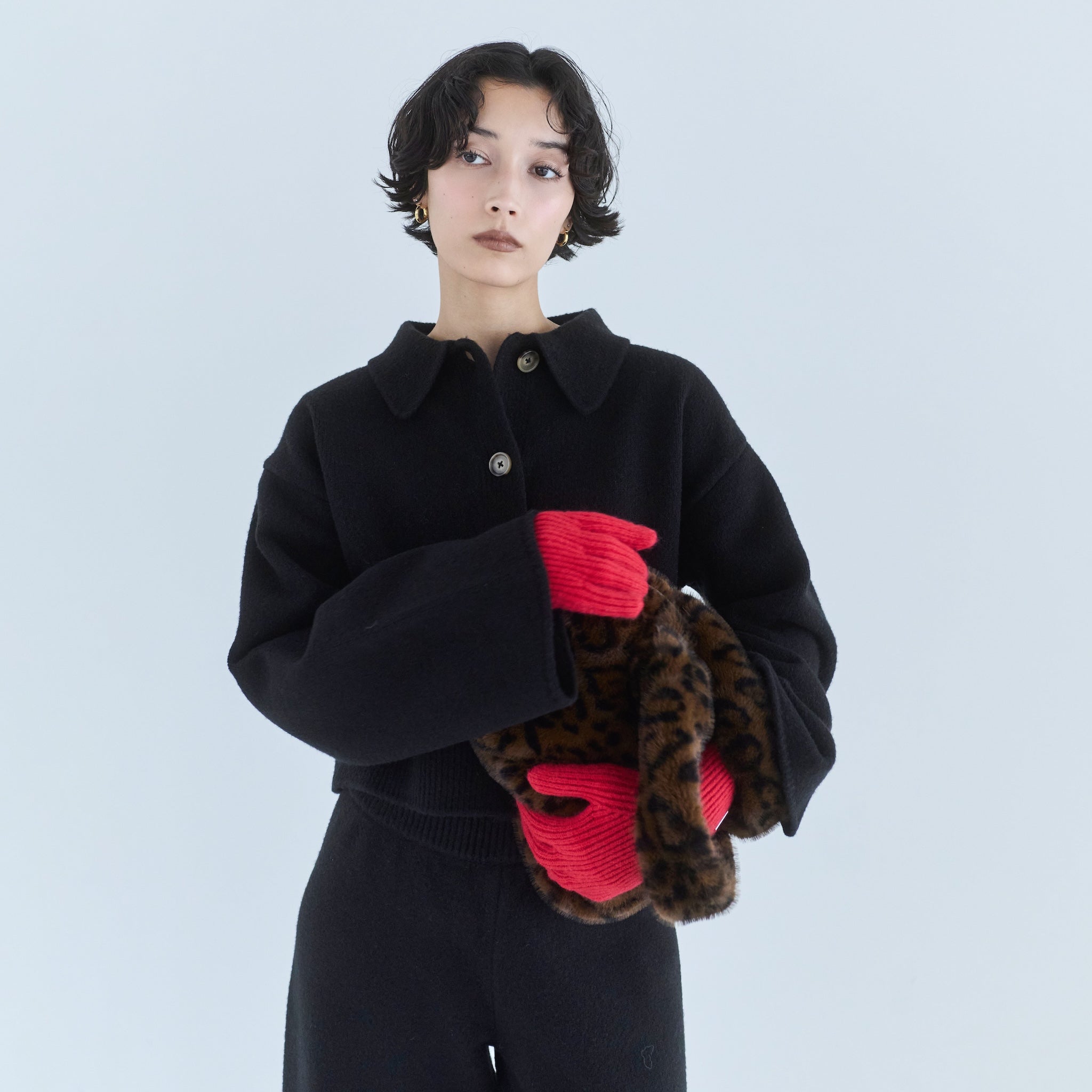 RIBニットグローブ