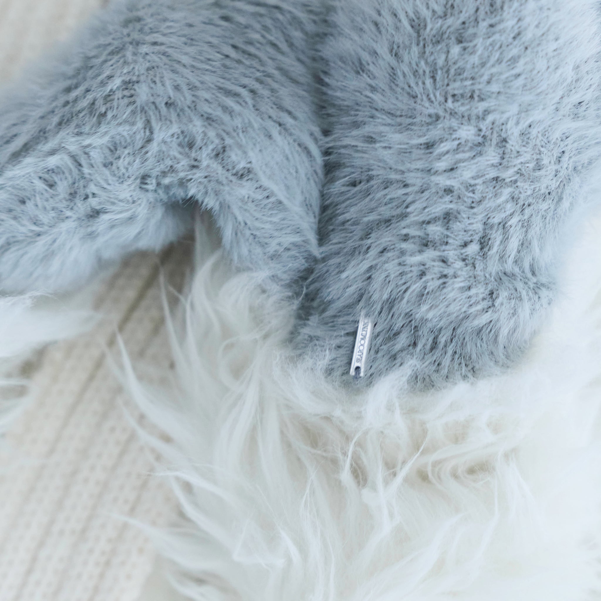 シャギーニットミトン