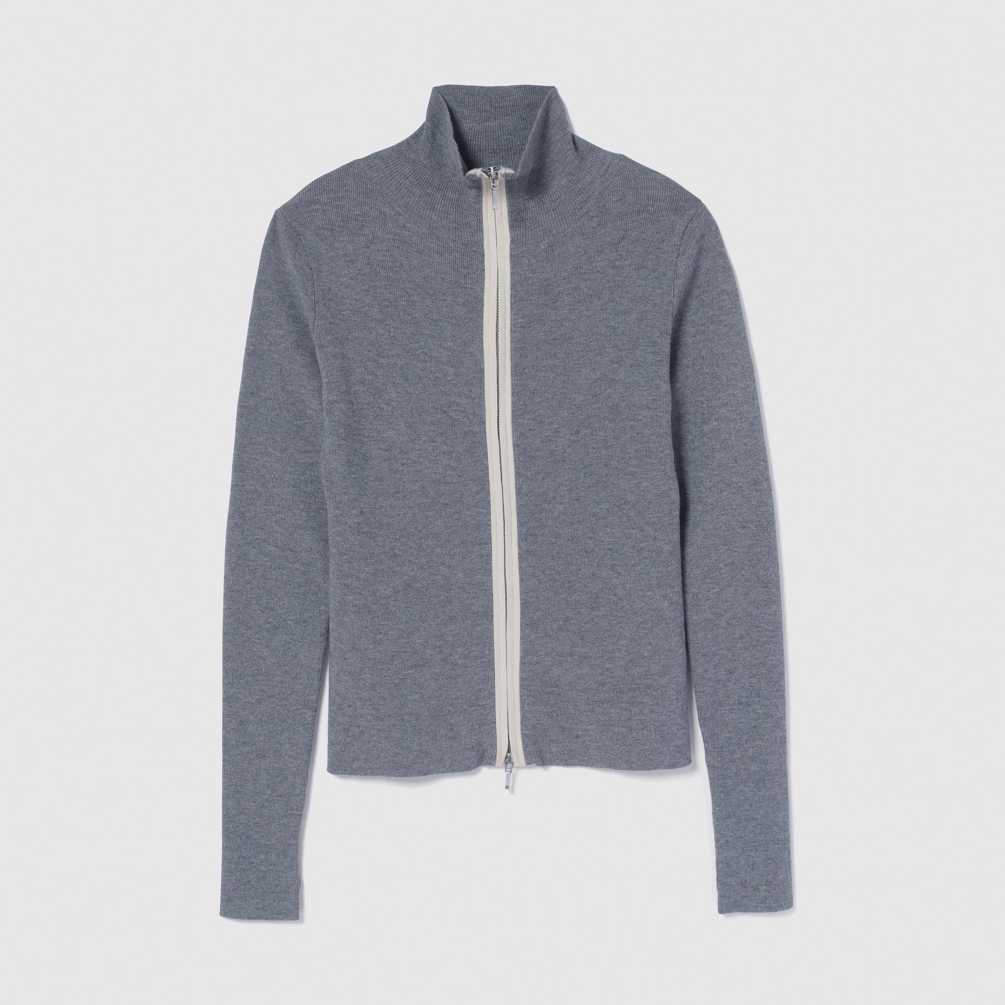 Double Zip Bicolor Top