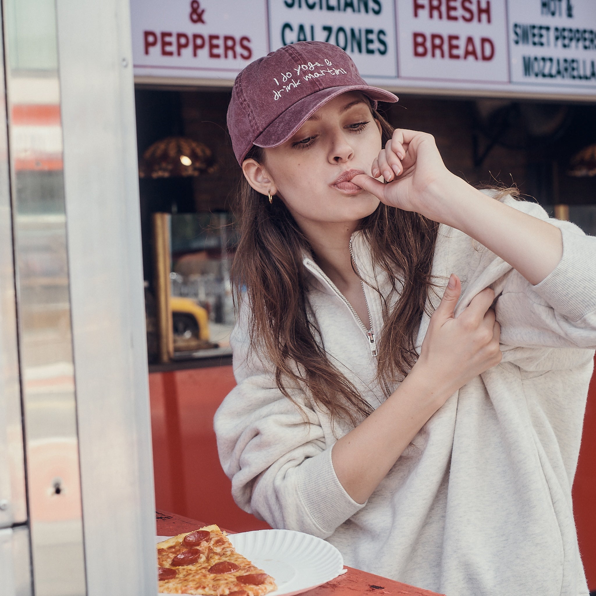 Volume Sweat Stand Collar Pullover