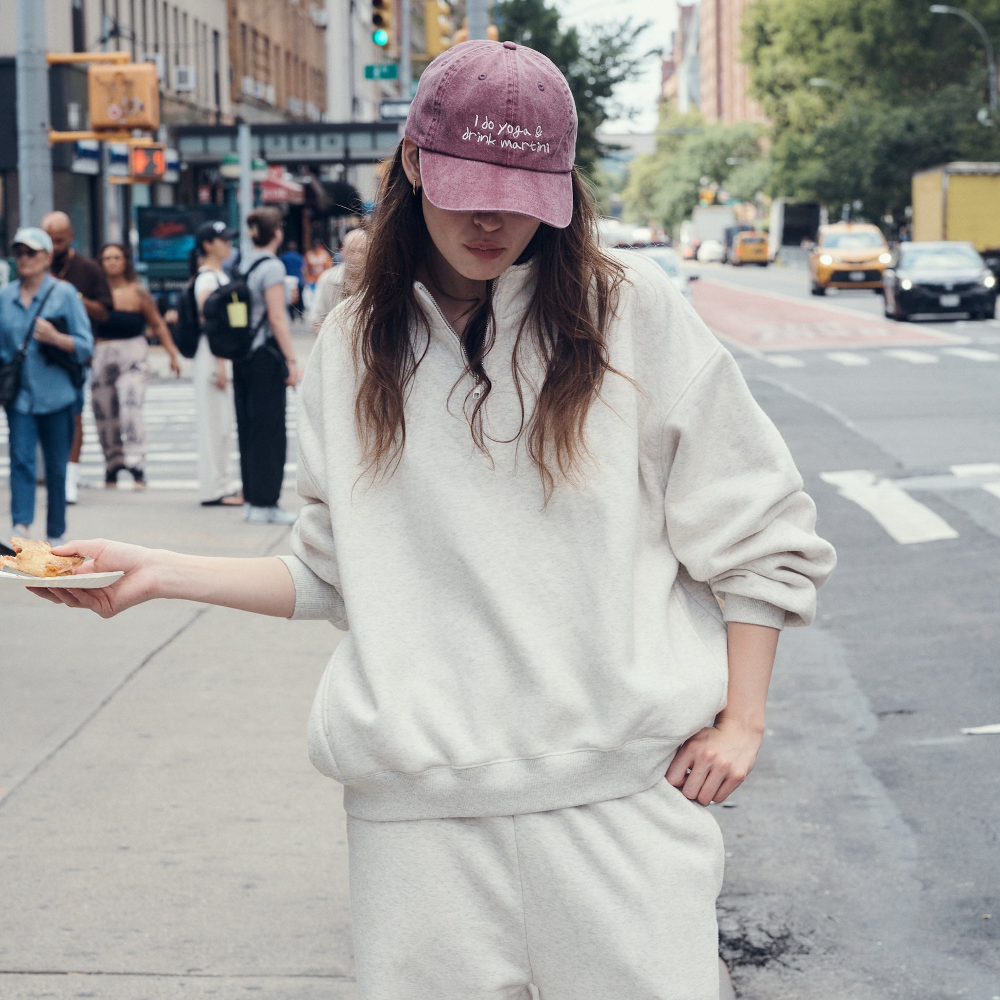 Volume Sweat Stand Collar Pullover
