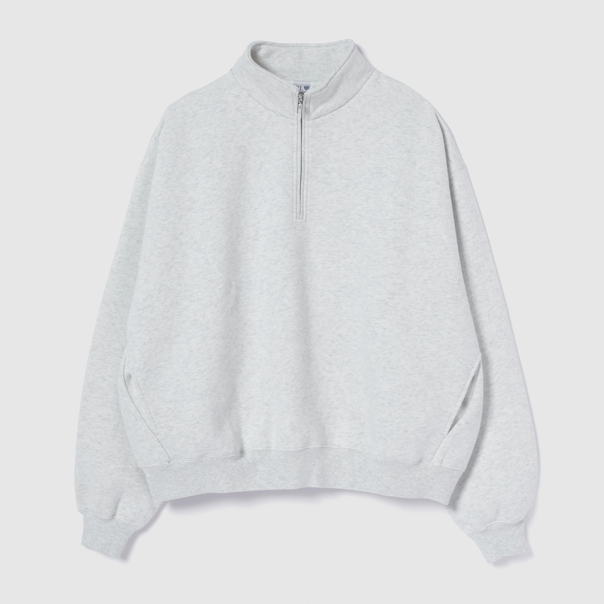 Volume Sweat Stand Collar Pullover