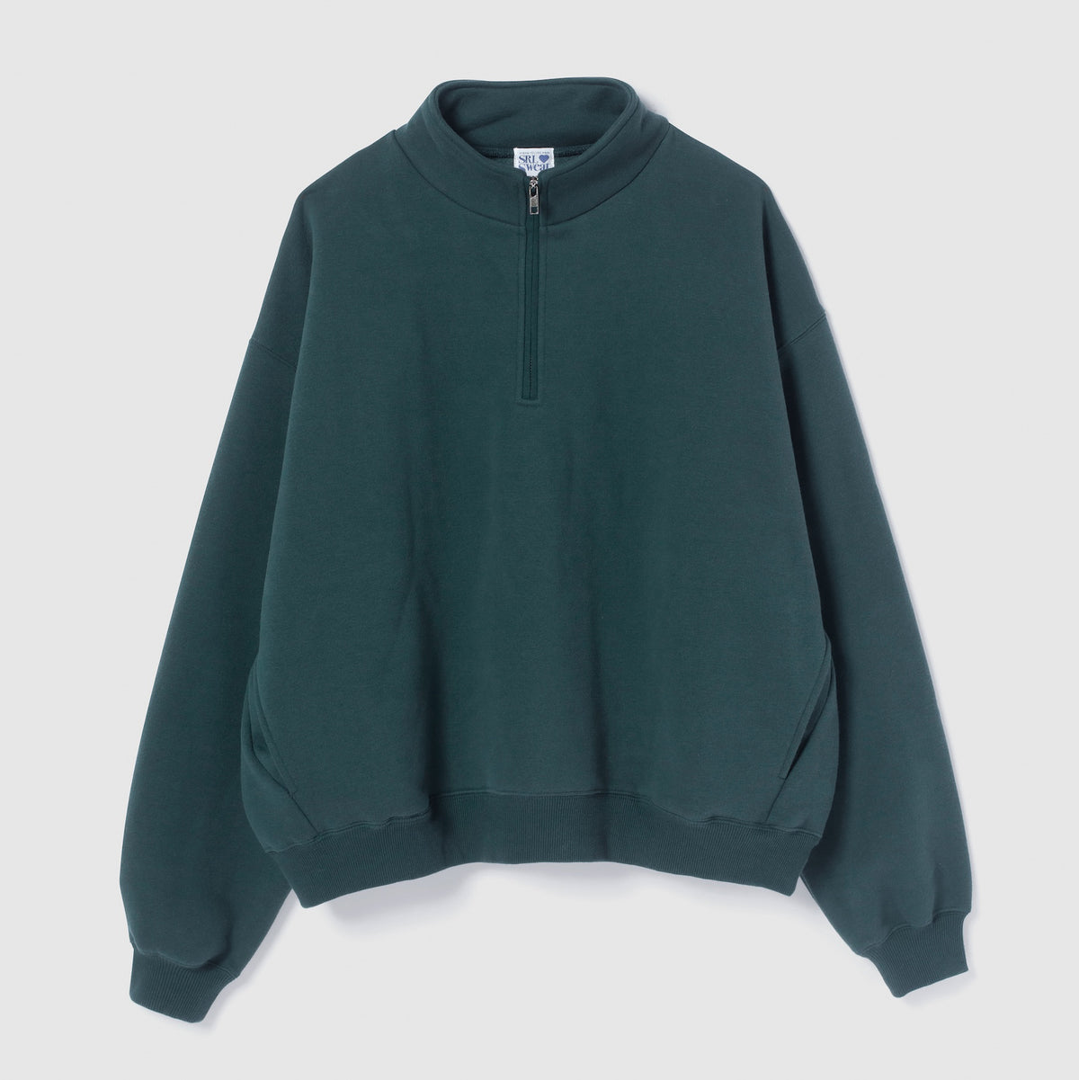 Volume Sweat Stand Collar Pullover