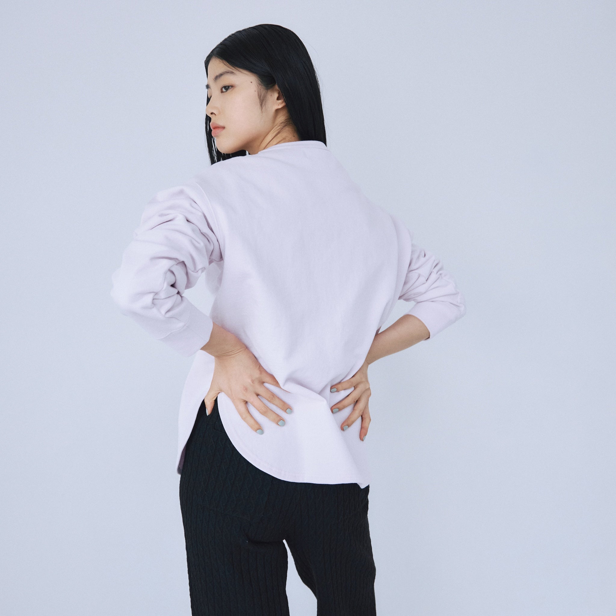 Heavy OZ Sweat round hem pullover