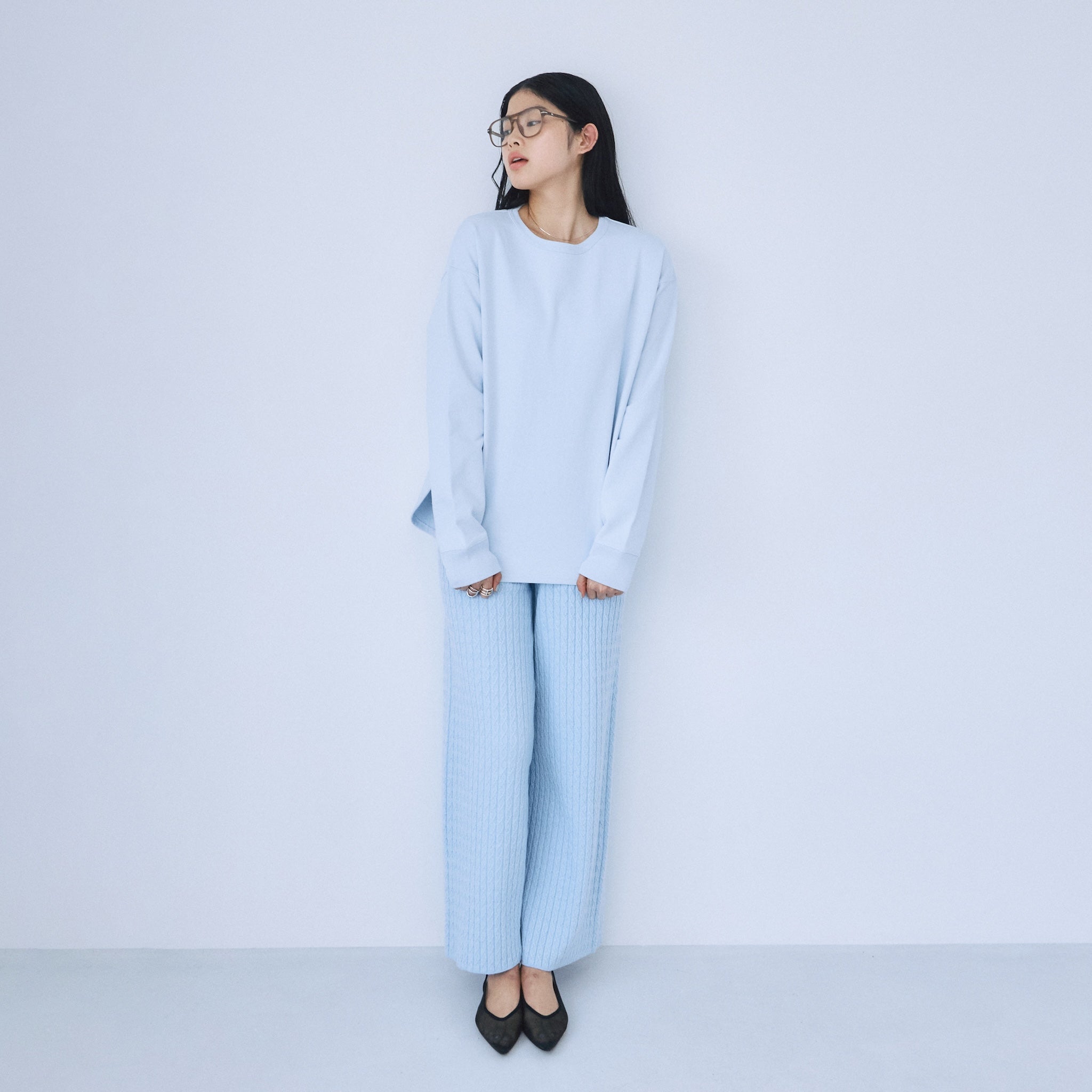 Heavy OZ Sweat round hem pullover