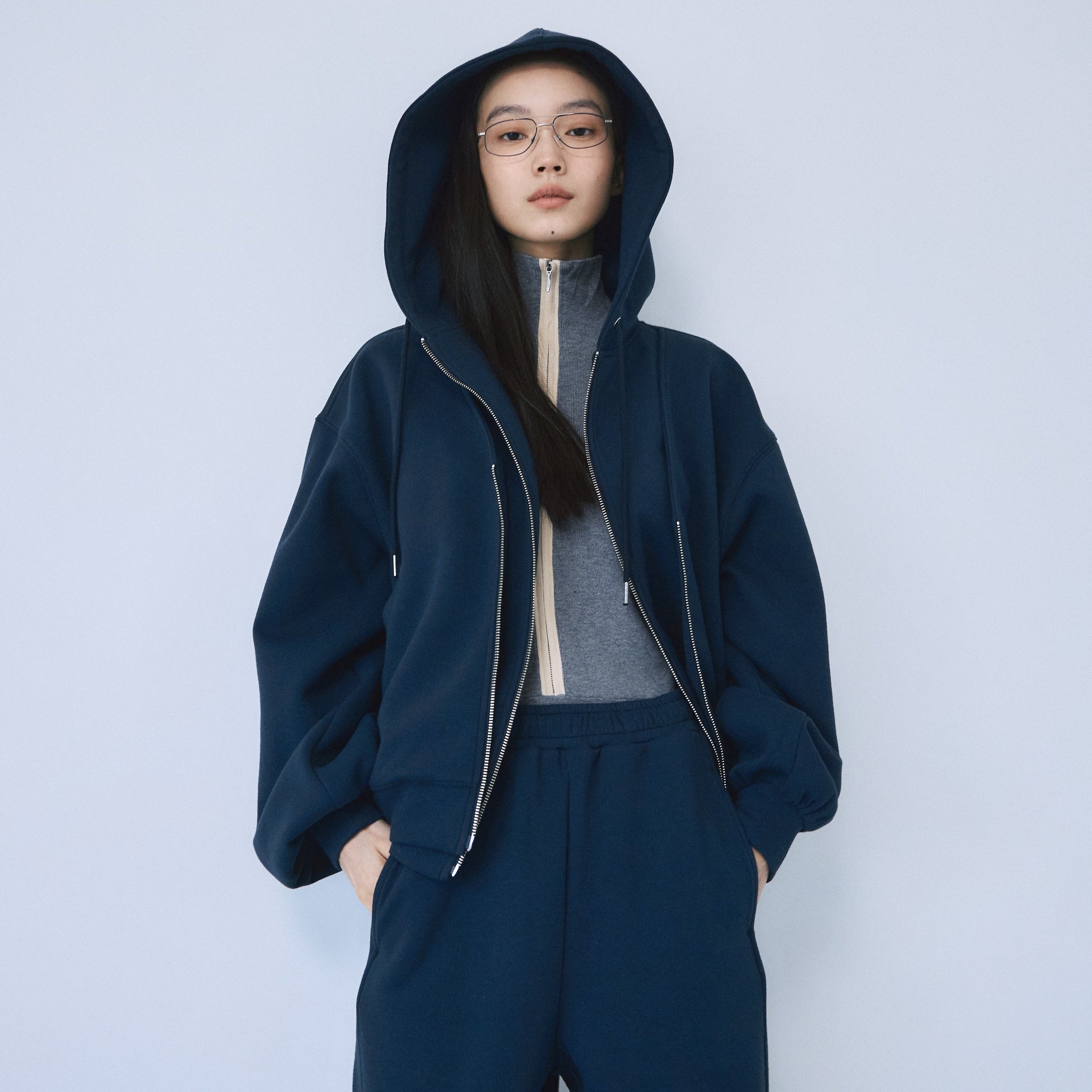 Soft Ponte Layered Parka