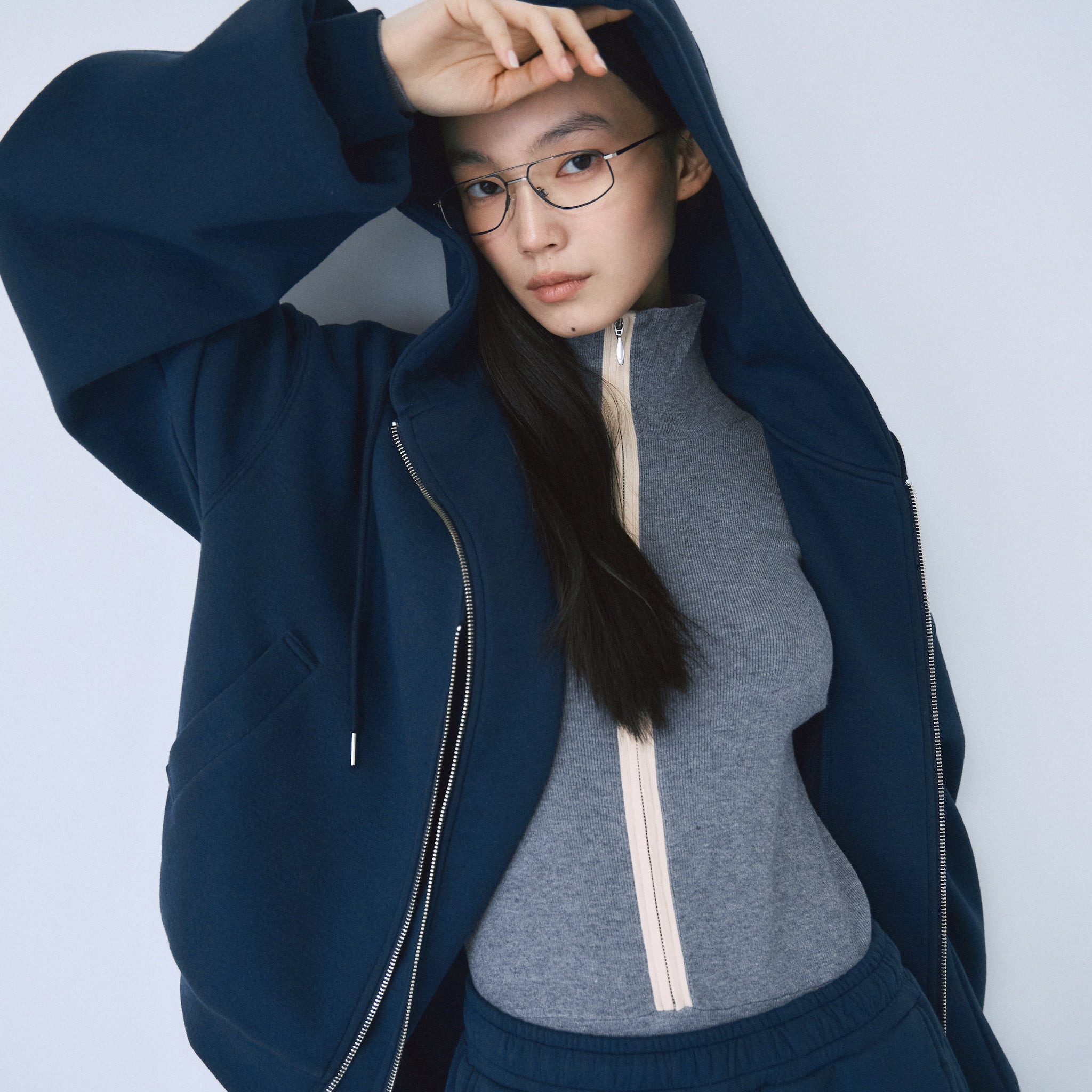 Soft Ponte Layered Parka