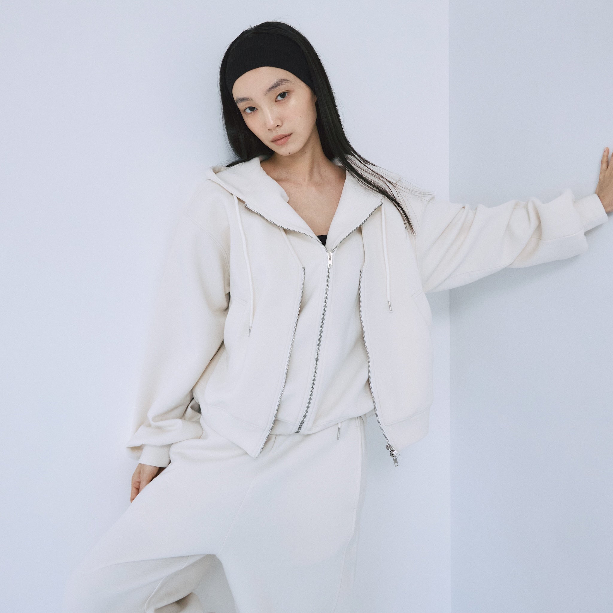 Soft Ponte Layered Parka