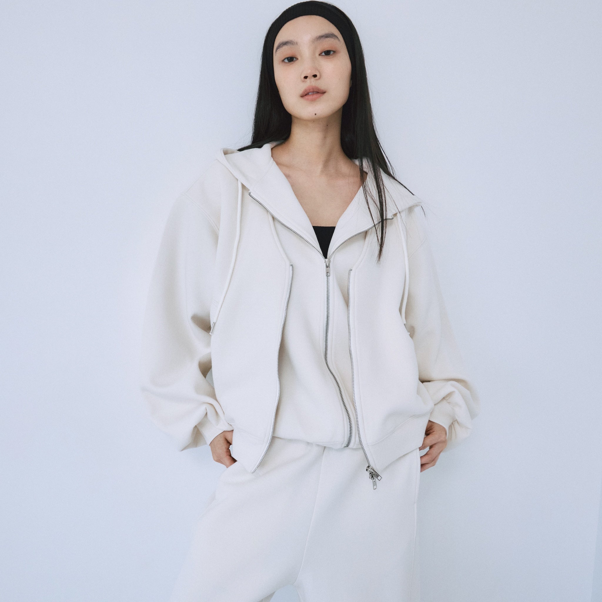 Soft Ponte Layered Parka