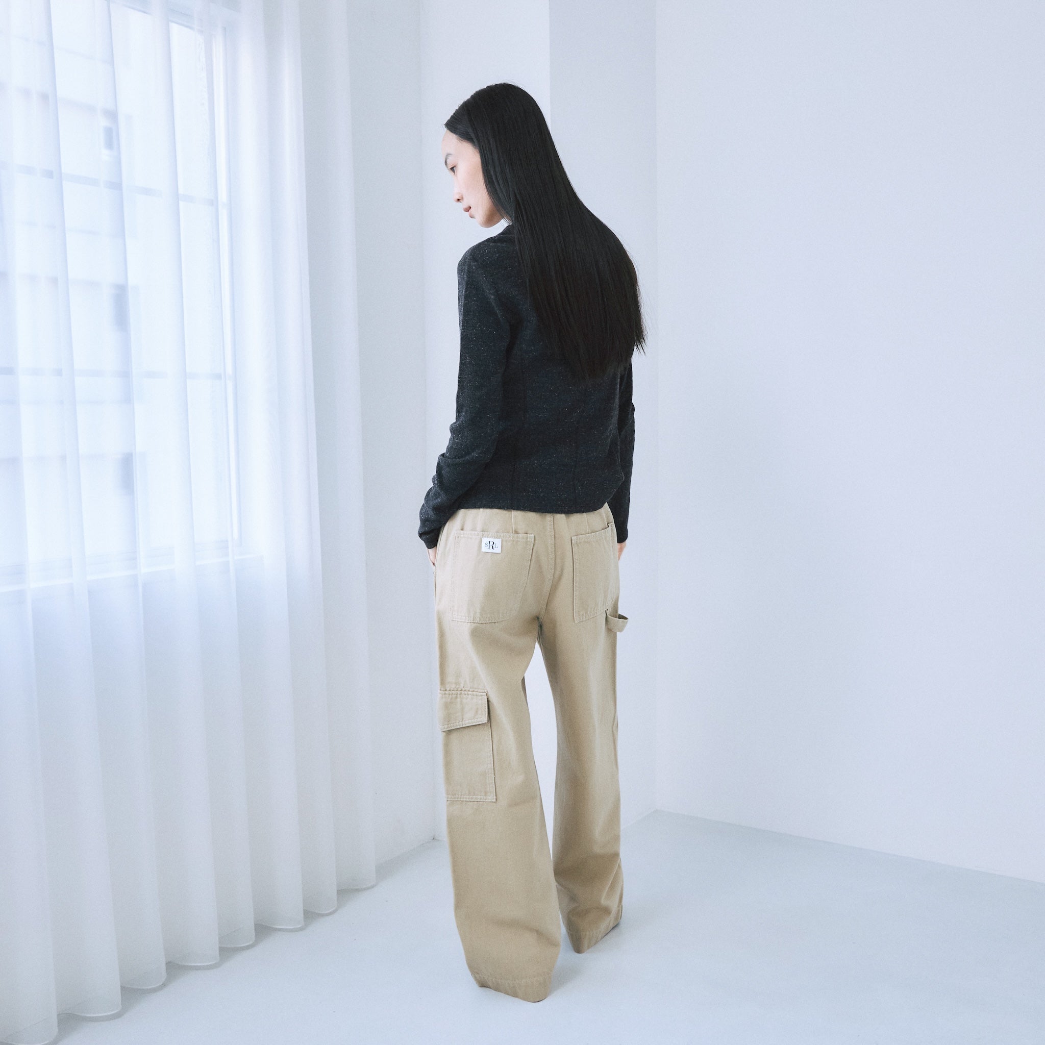 ニーパッチルーズカーゴパンツ