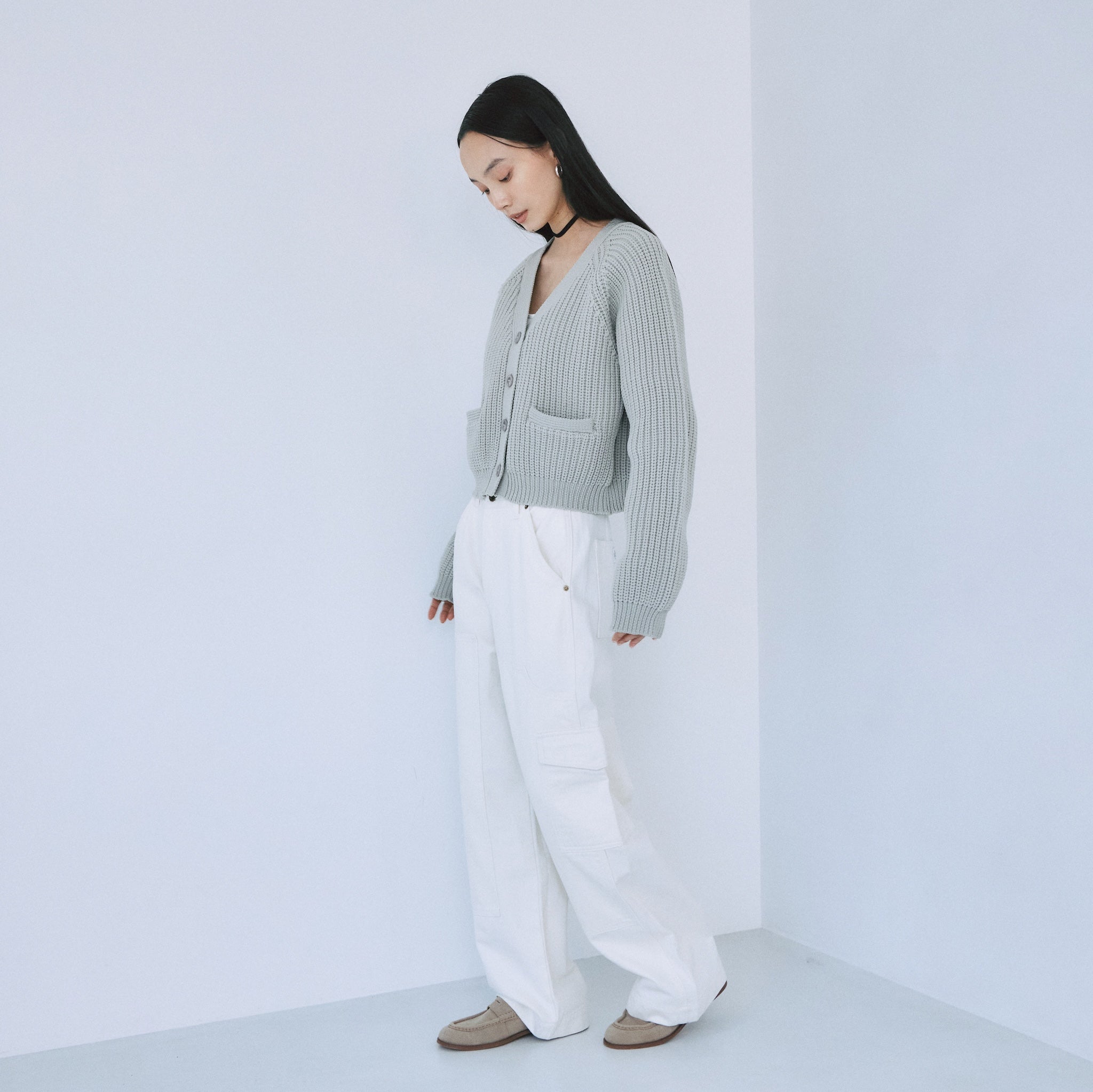 Knee Patch Loose Cargo Pants