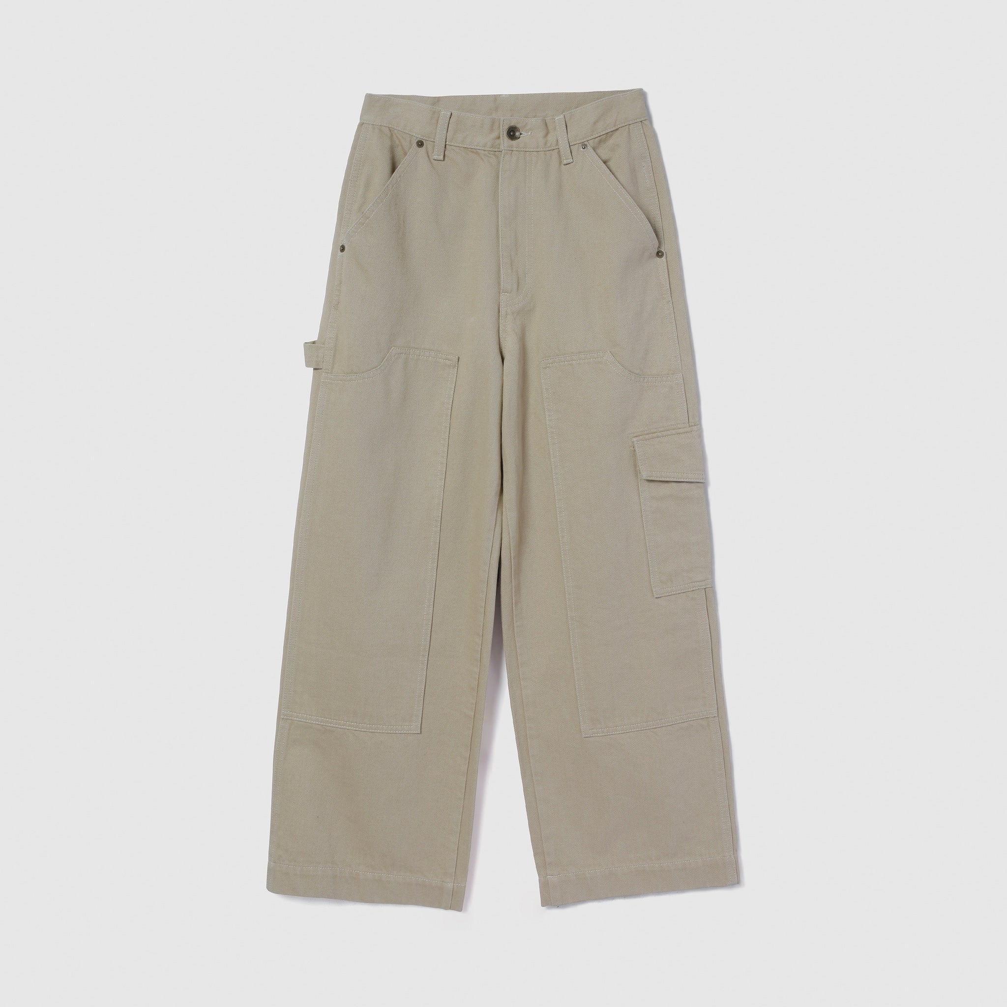 Knee Patch Loose Cargo Pants