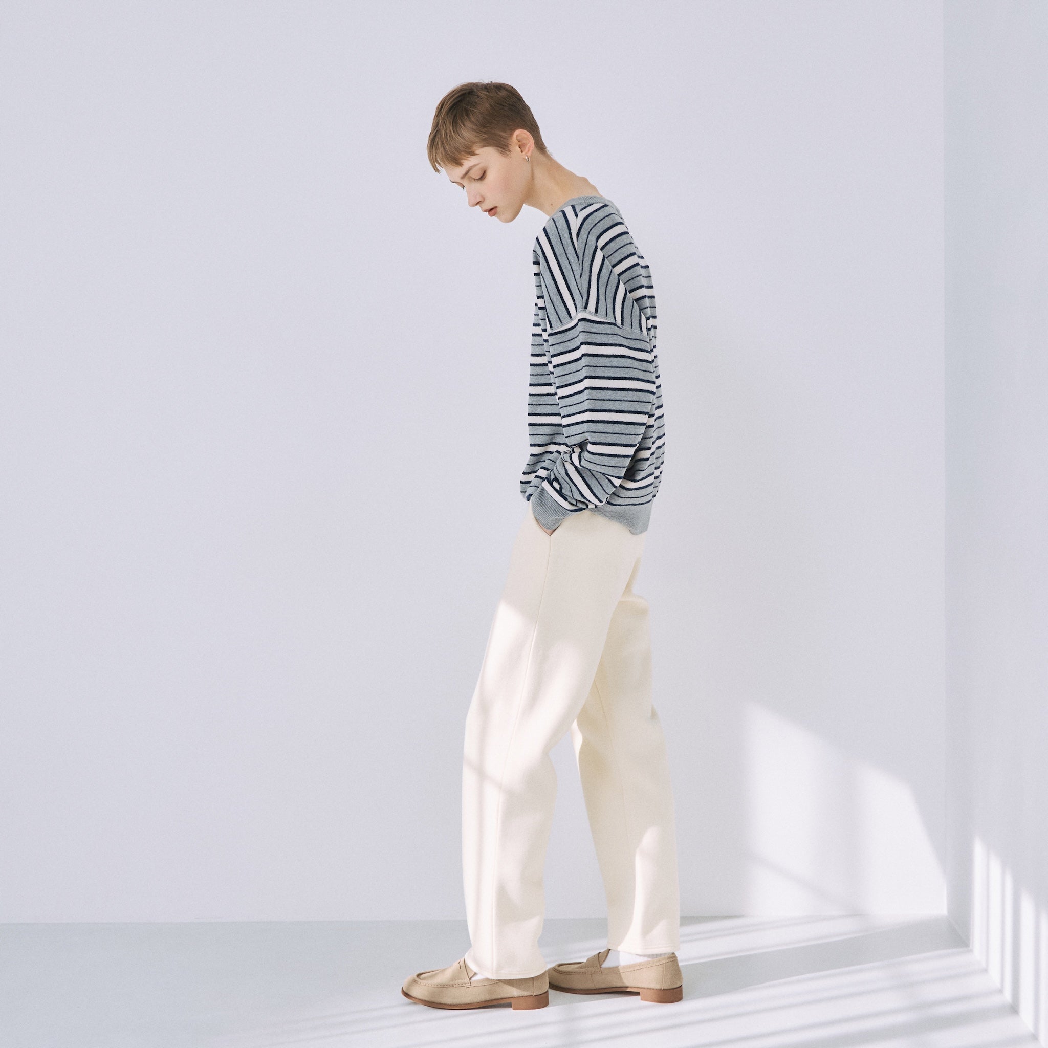 Volume Sweat ストレートパンツ