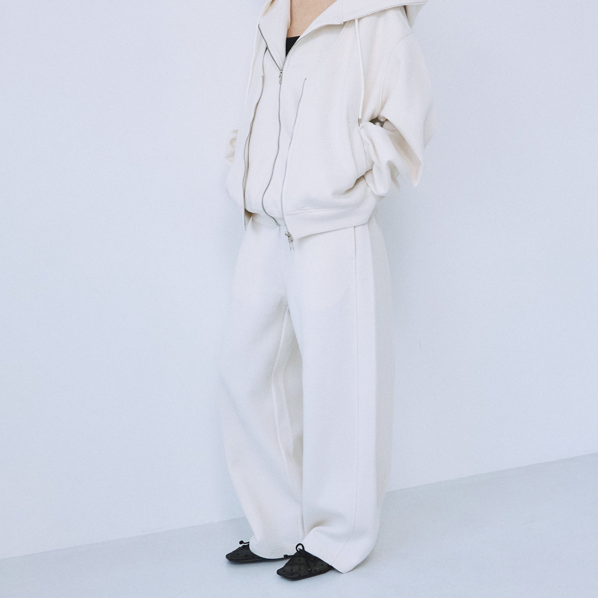 Soft Ponte Barrel Leg Pants