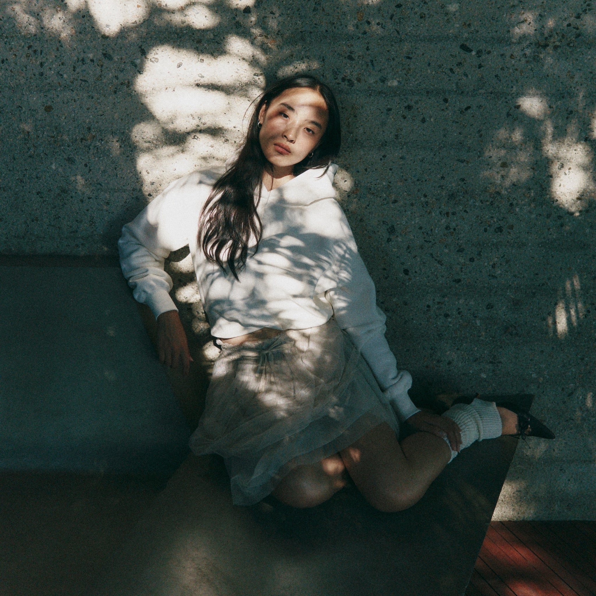 Volume Sweat Short Hoodie Pullover