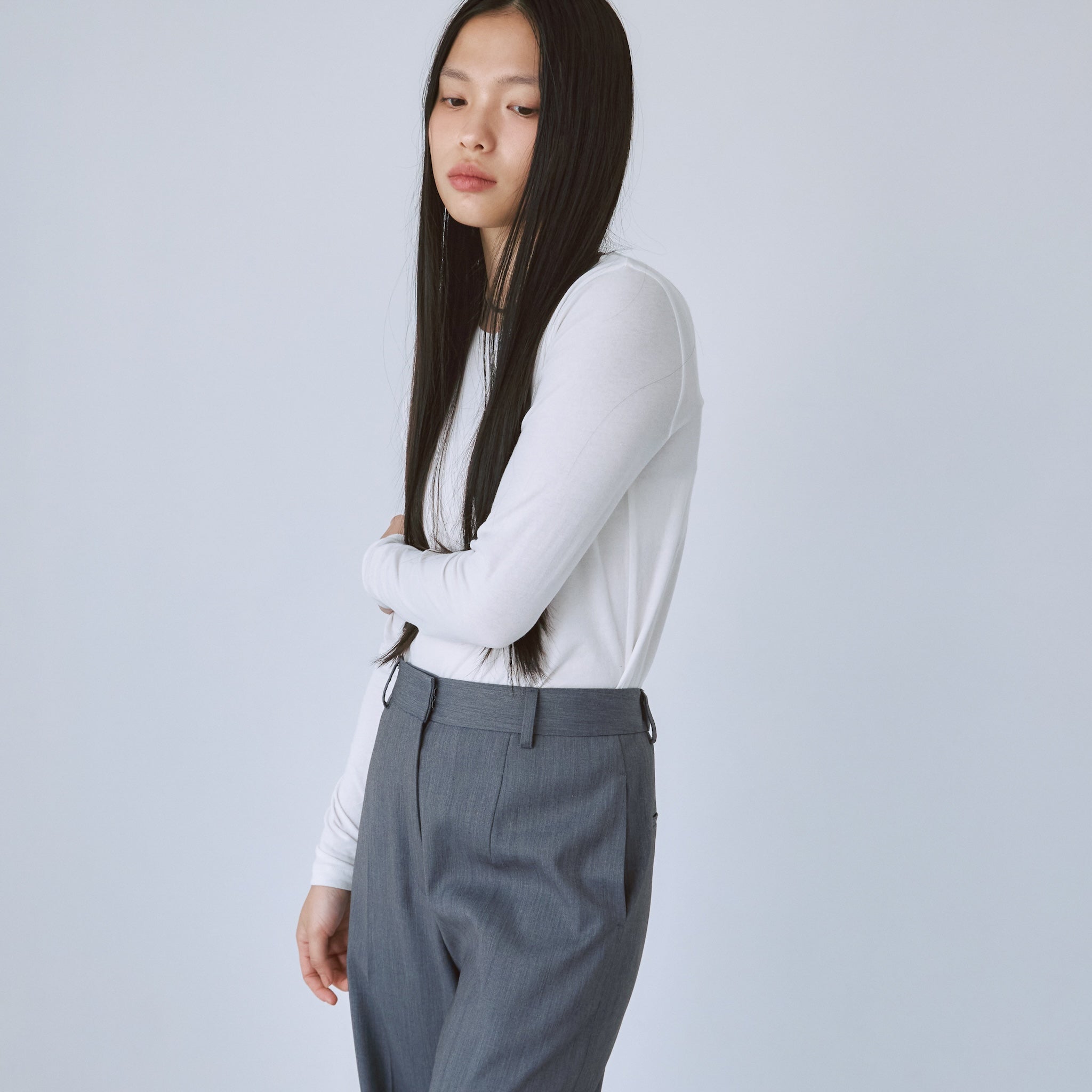 Stretch Light Cotton Long Sleeve