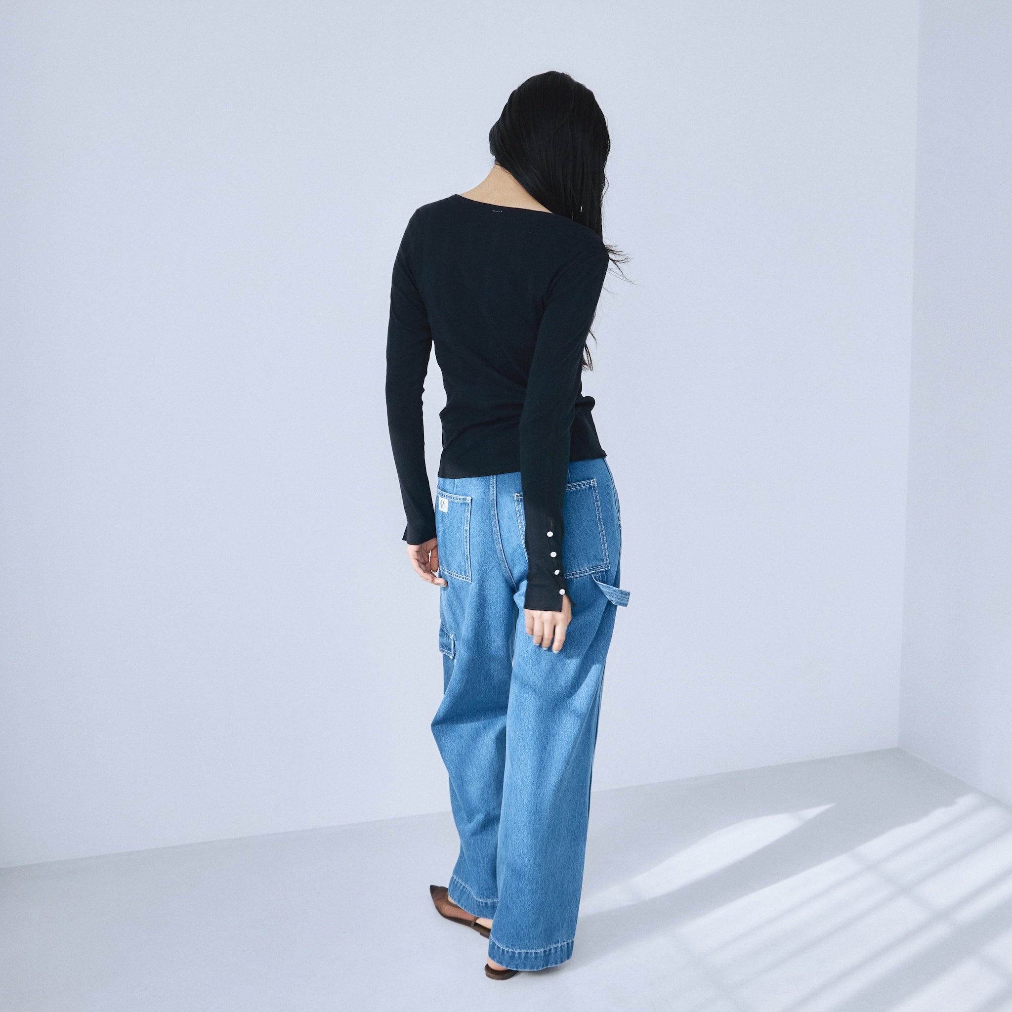 ニーパッチルーズカーゴパンツ