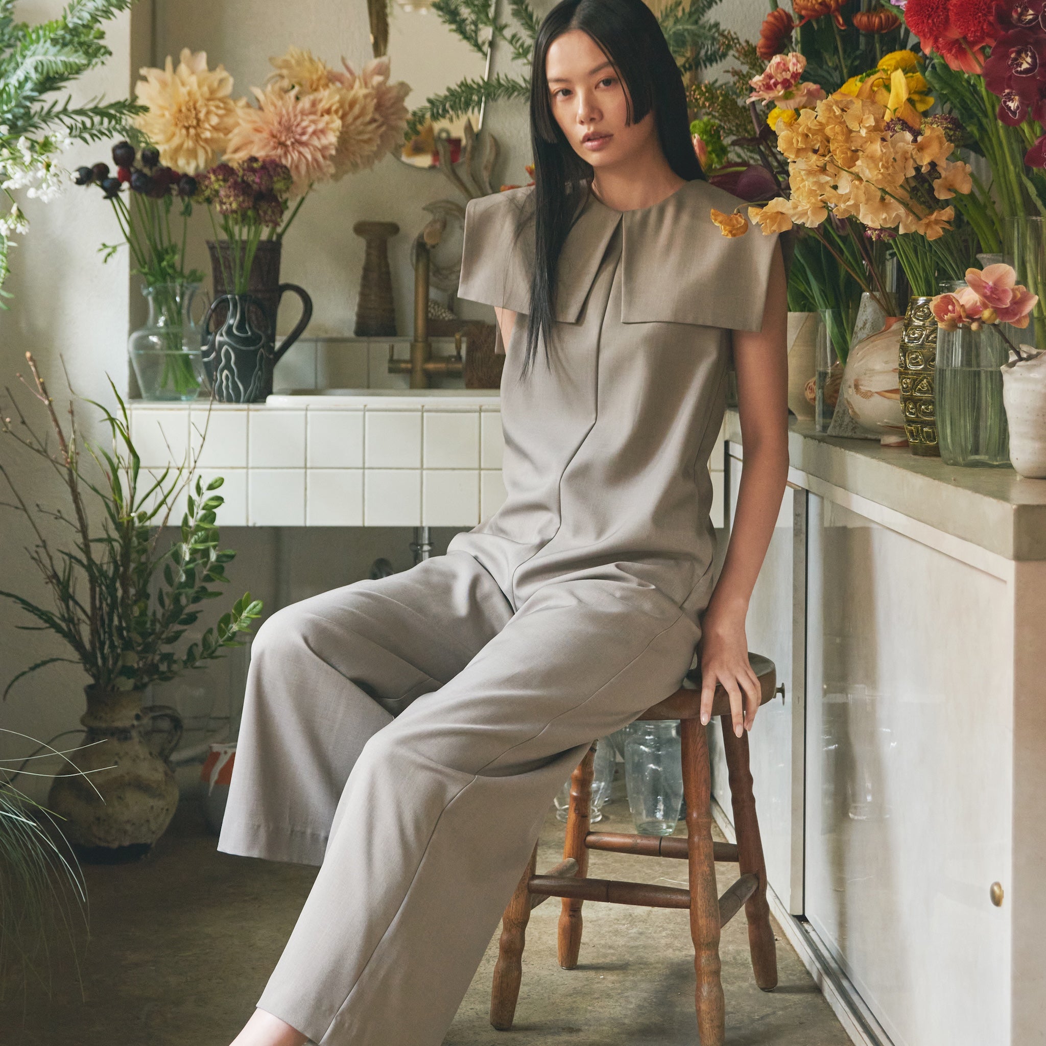 セーラーcollar 2wayオールインワン