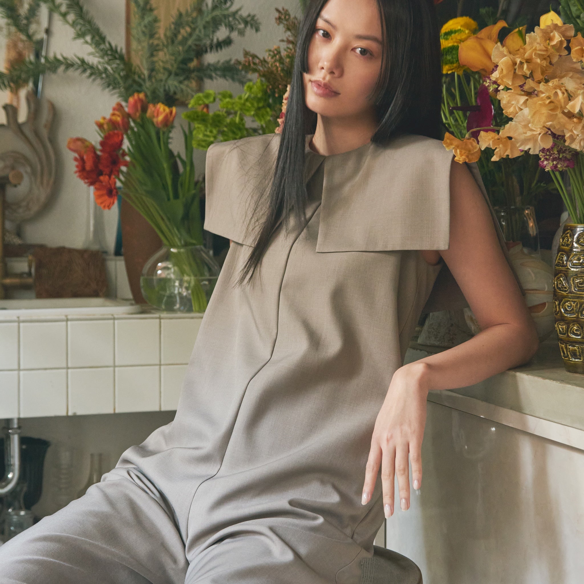 セーラーcollar 2wayオールインワン