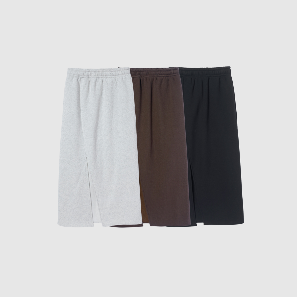Volume Sweat Slitロングスカート