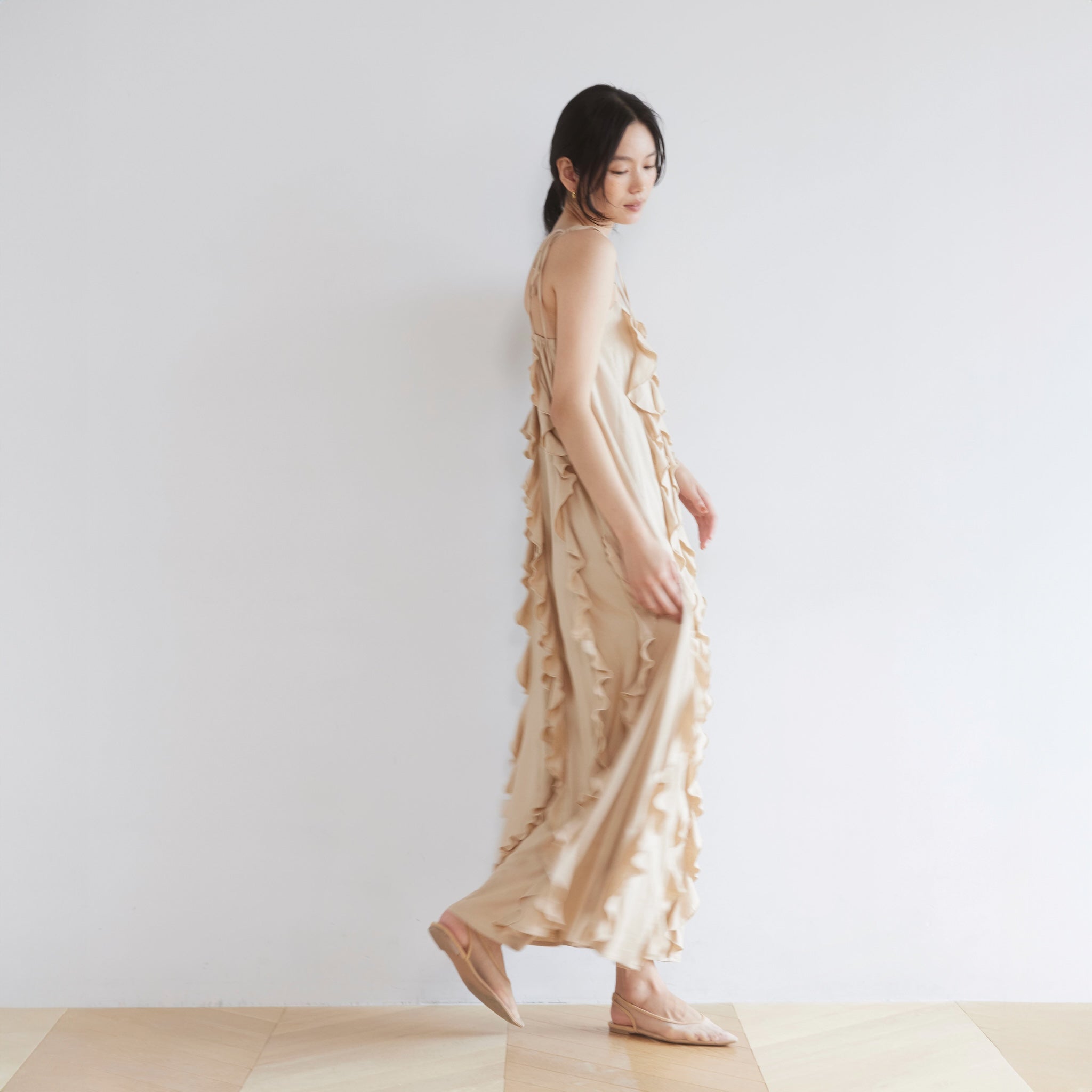 Flare fin cami dress
