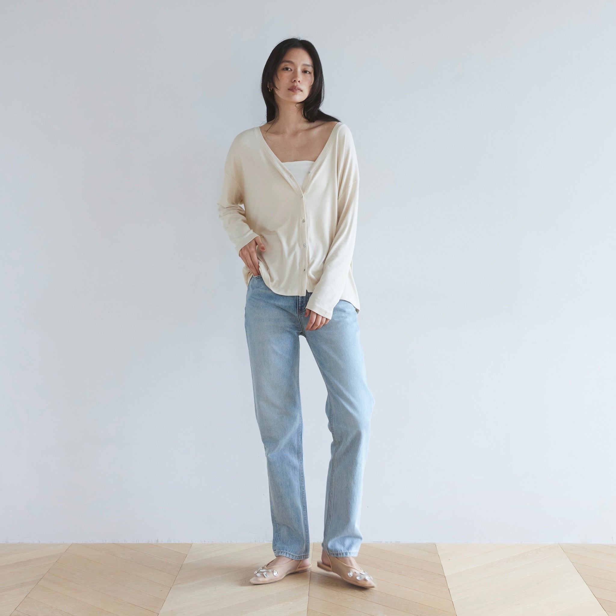 ハイウエストSlimストレート SRN02