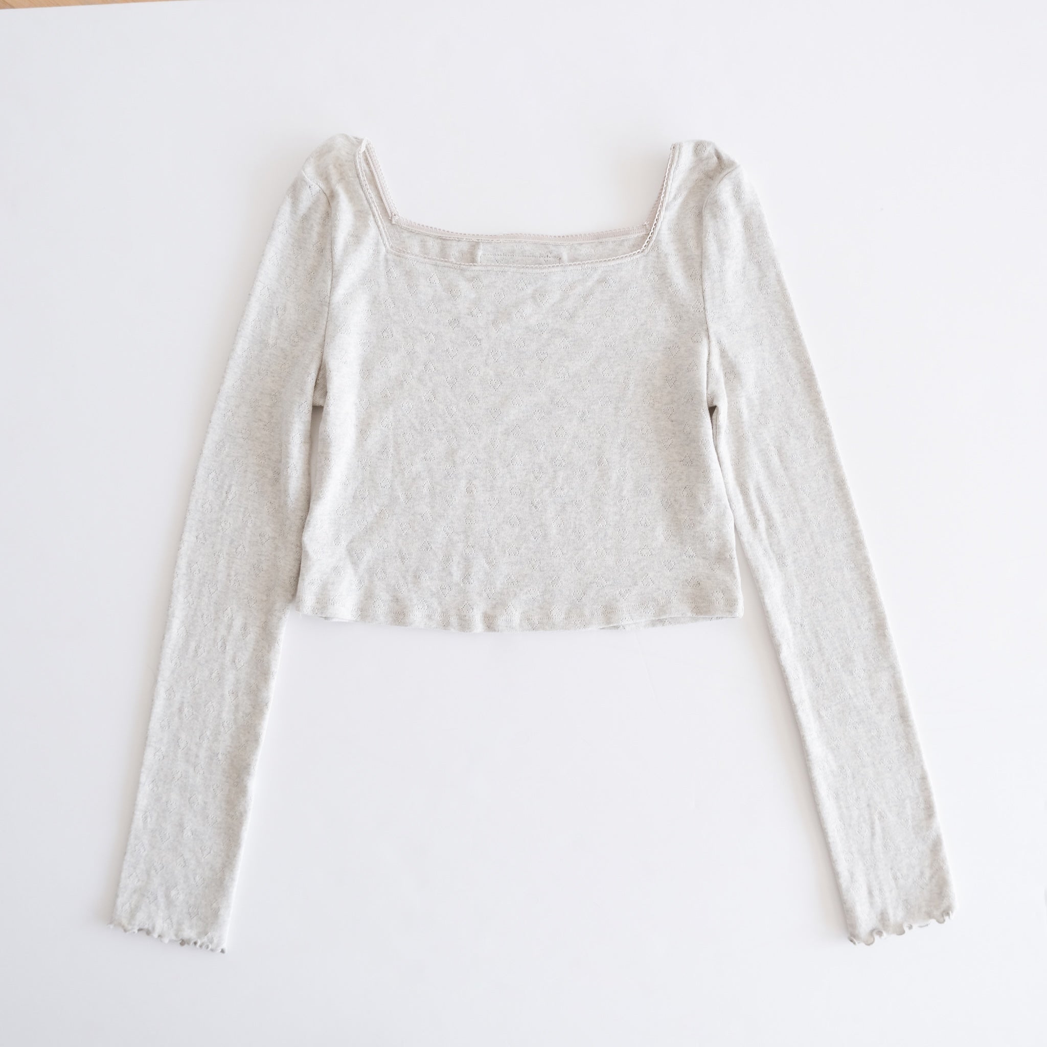 Heartlet square neckトップス