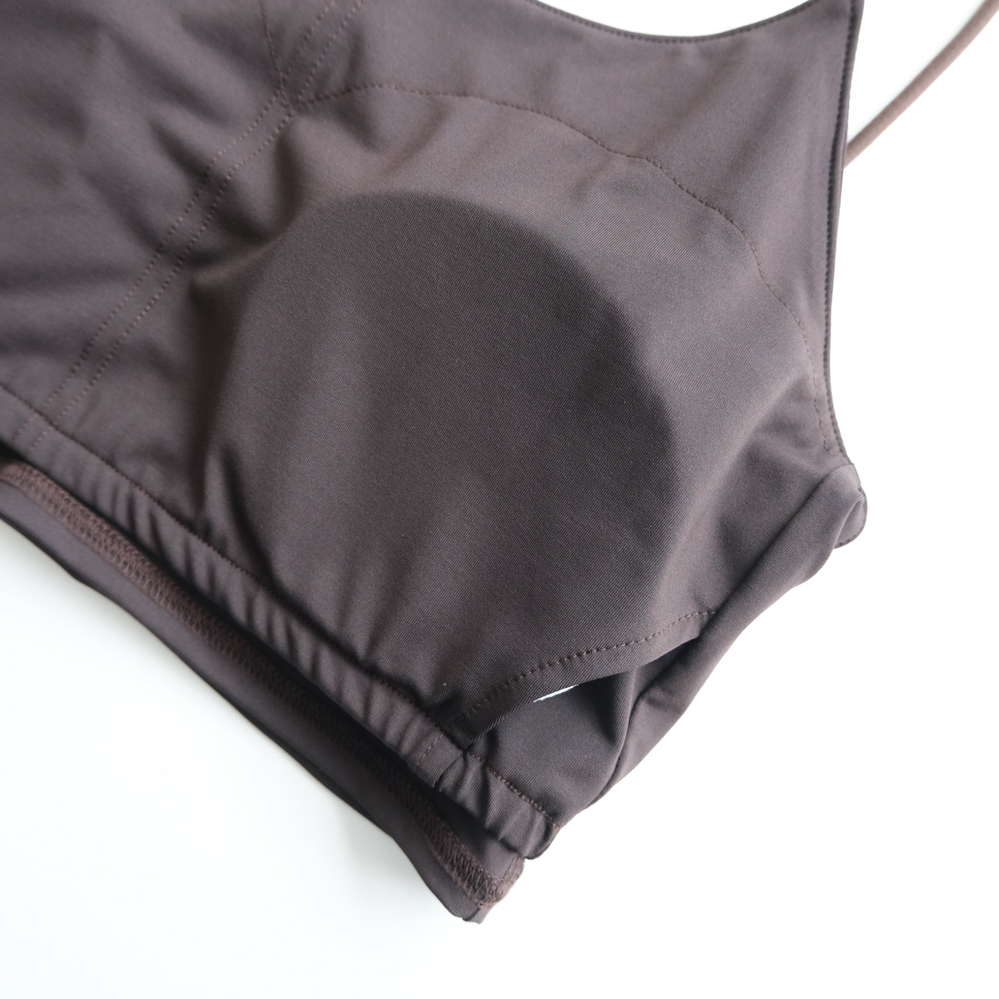UV Cut Quick Dry Padded Spaghetti Strap Bra