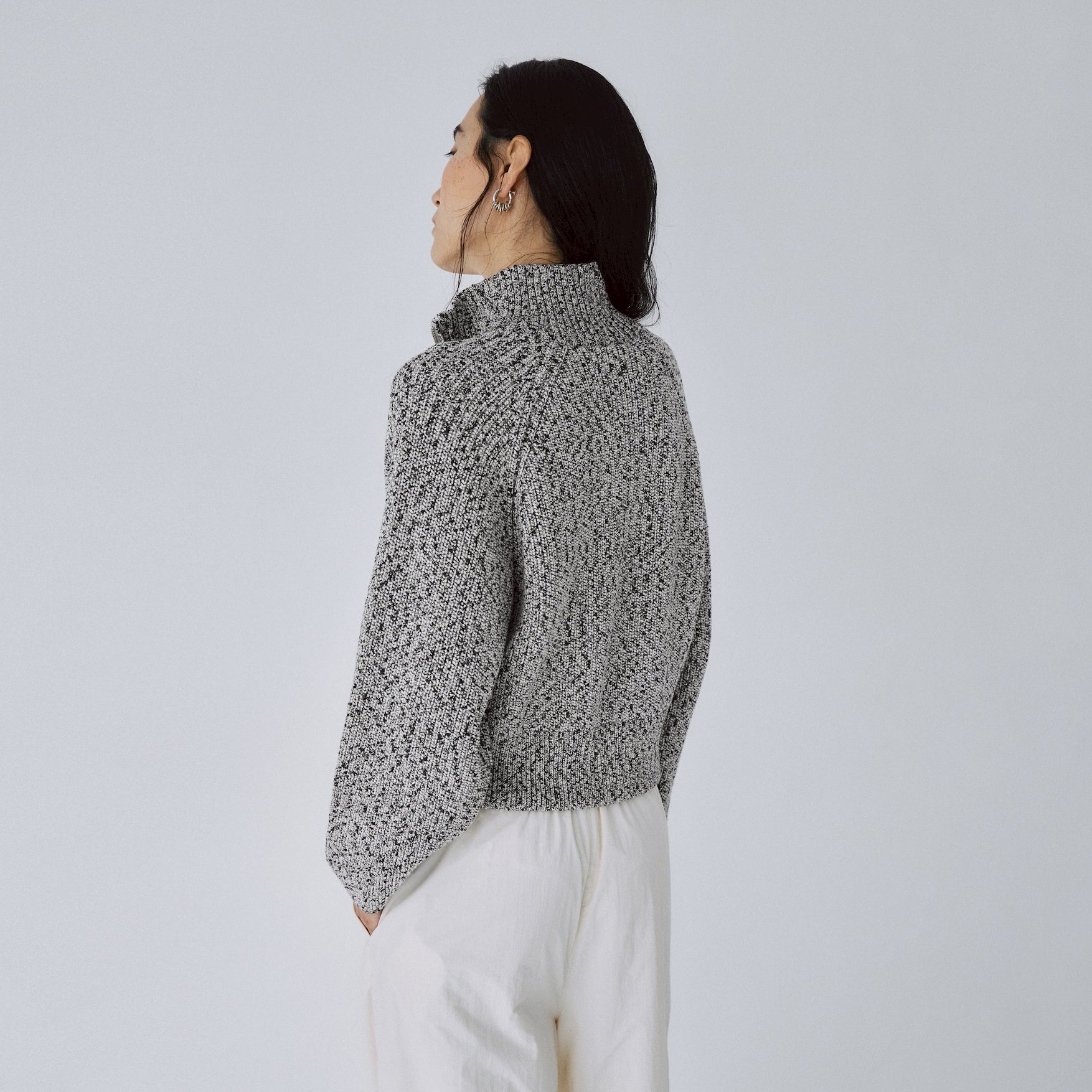 Nep Mix Zip Blouson