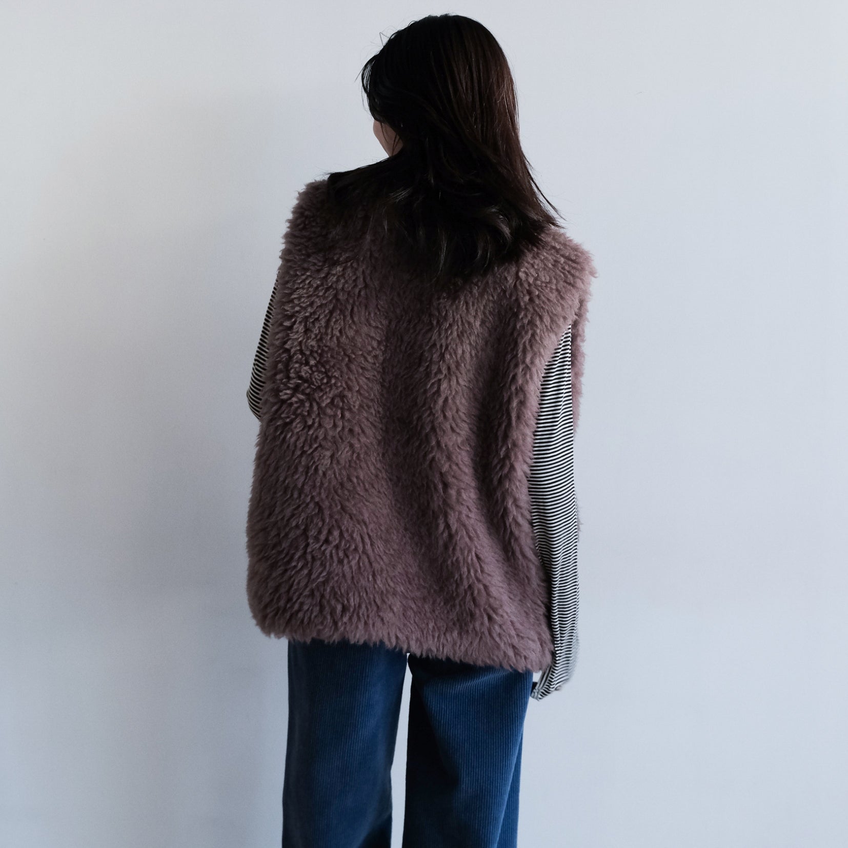 Wool mix BOAオーバーベスト