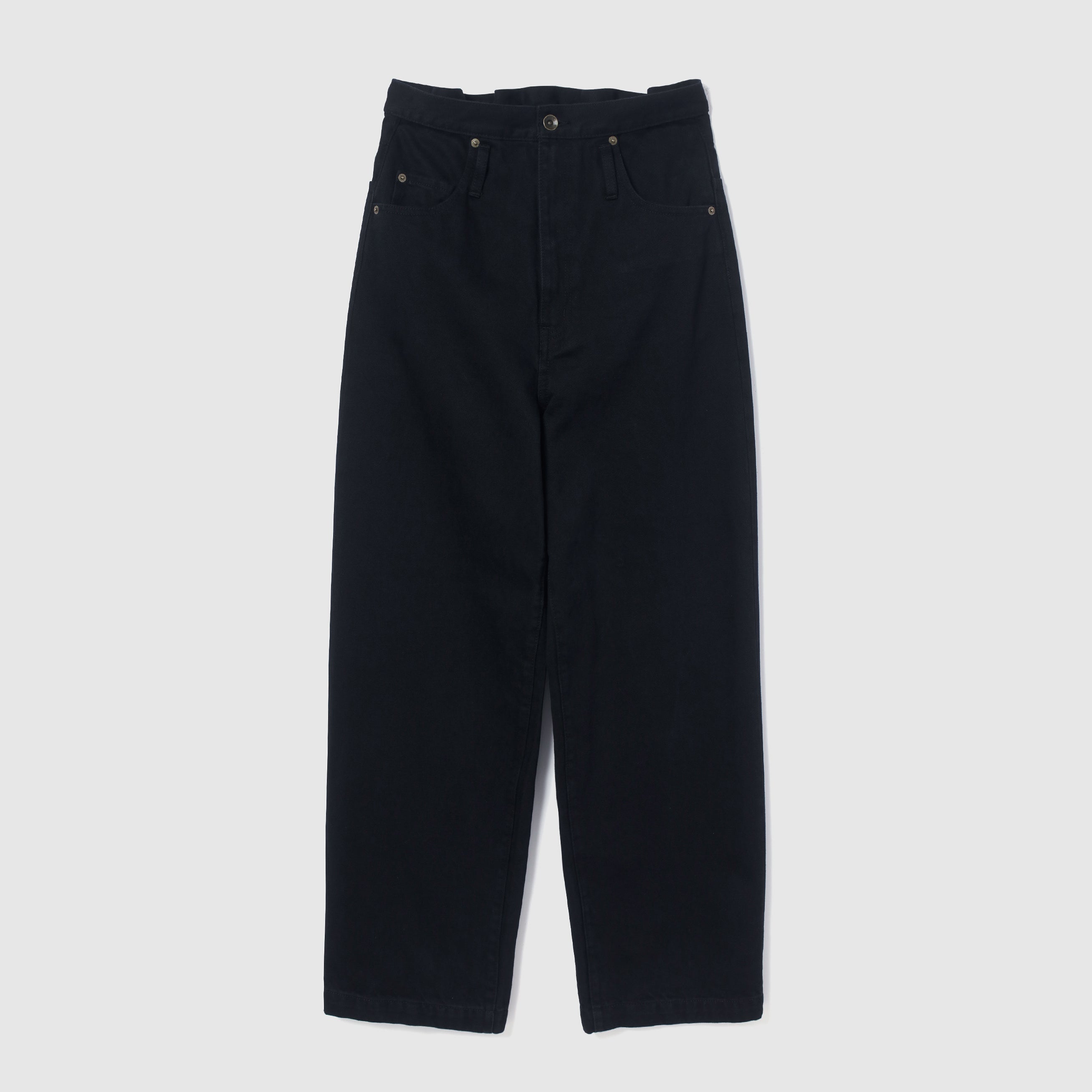 Over-waist wide denim SRN05