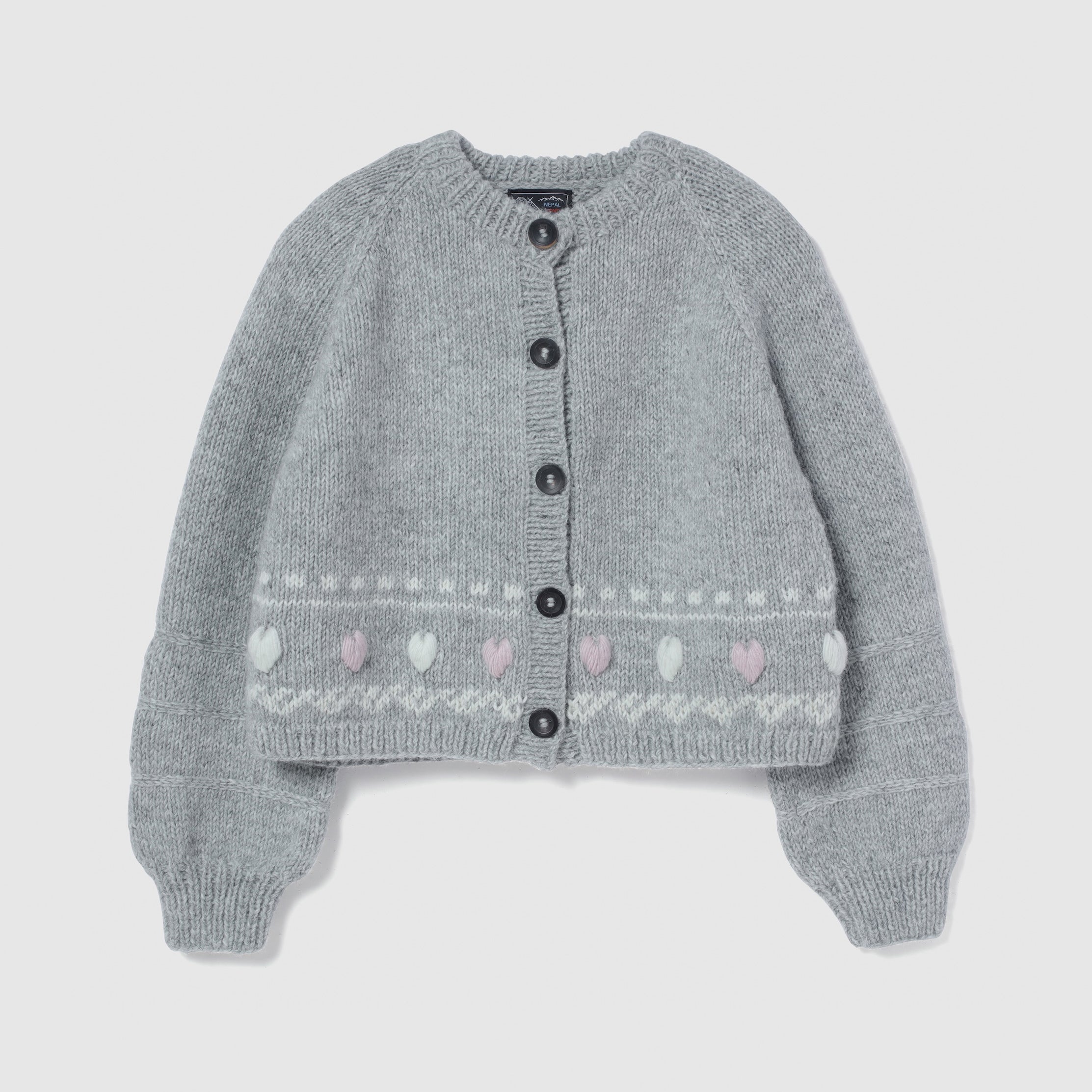 NPL HM Heart Line Cardigan