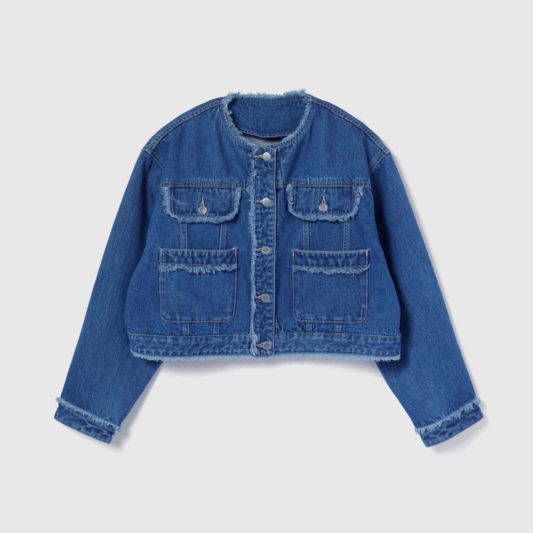 FringeショートDenimジャケット