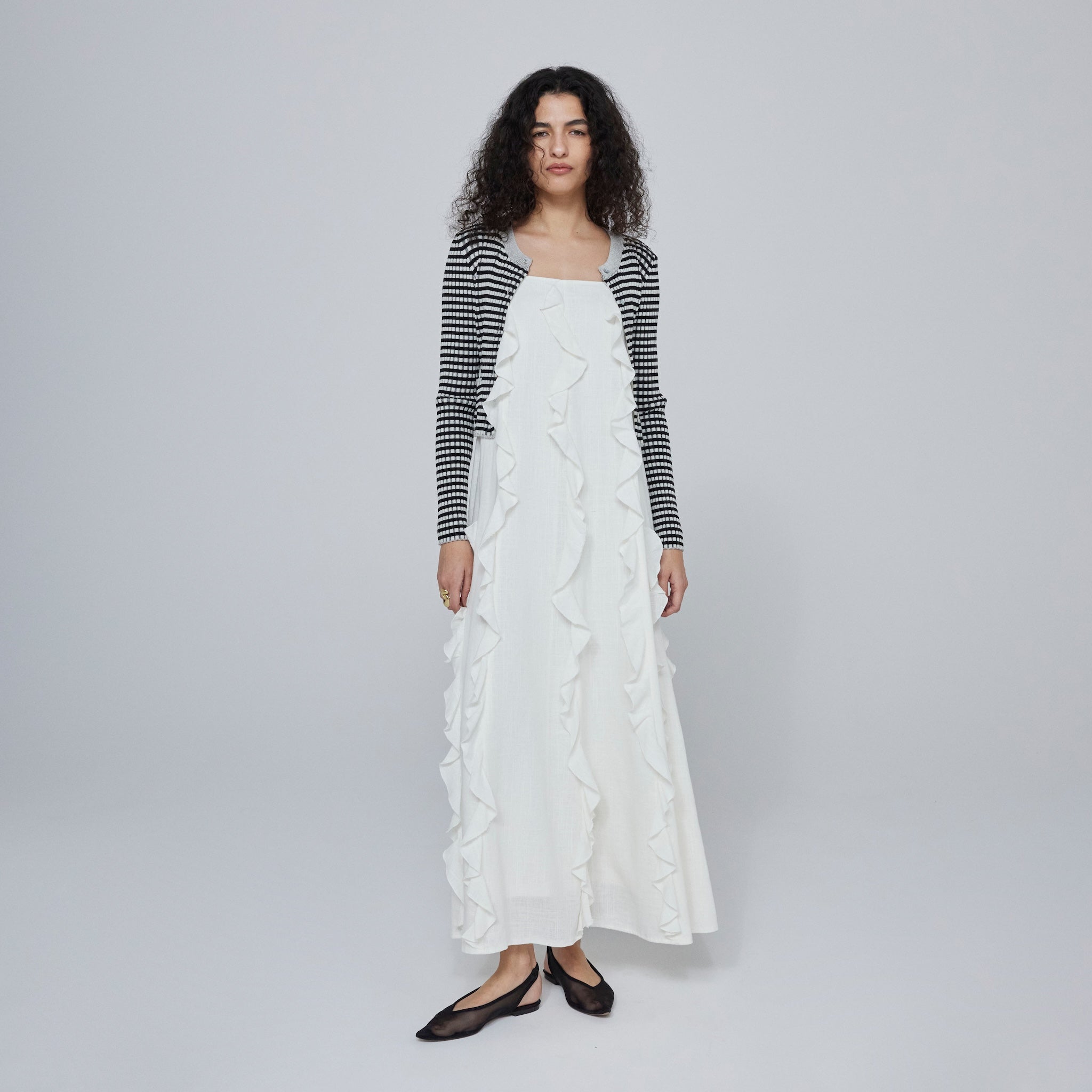 Flare fin cami dress