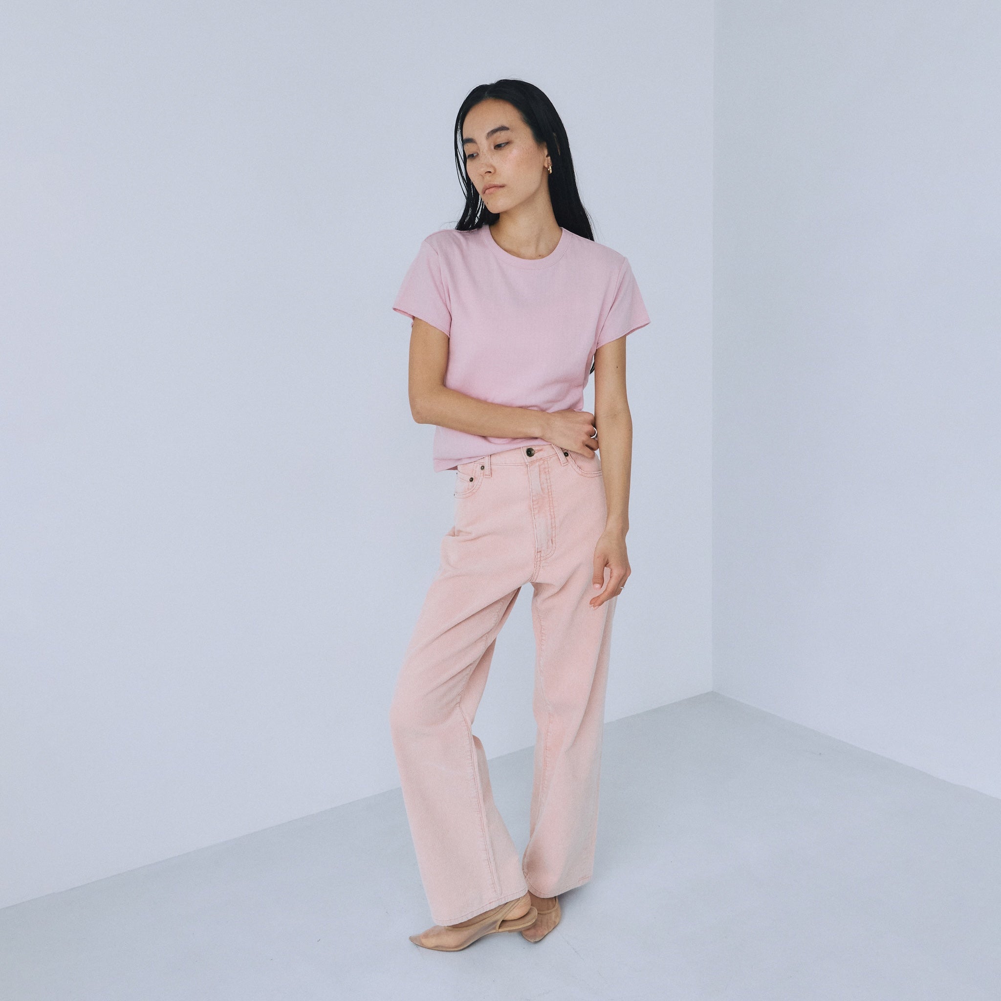 C/2FACE サークルネックTシャツ