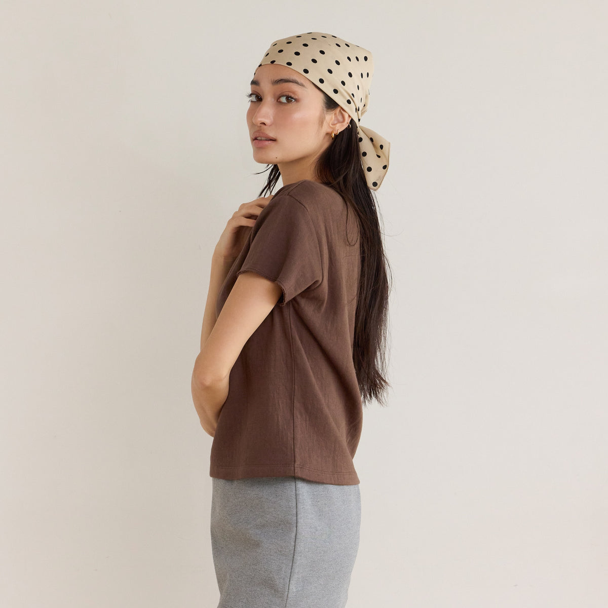 C/2FACE Circle Neck T-shirt