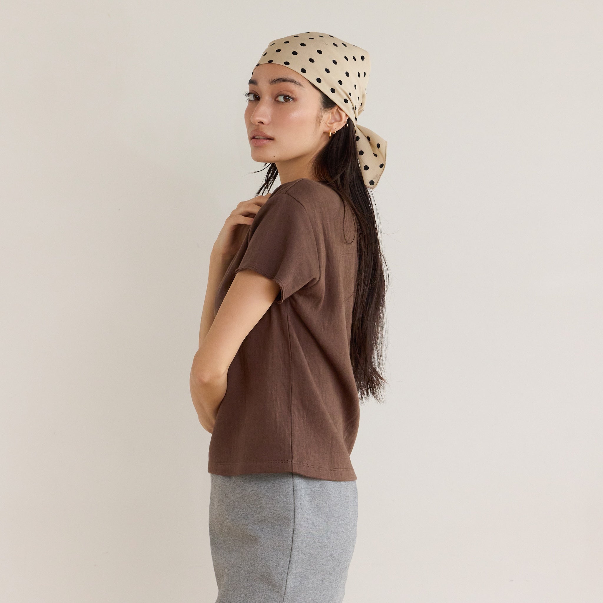 C/2FACE Circle Neck T-shirt