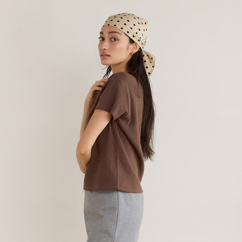 C/2FACE Circle Neck T-shirt