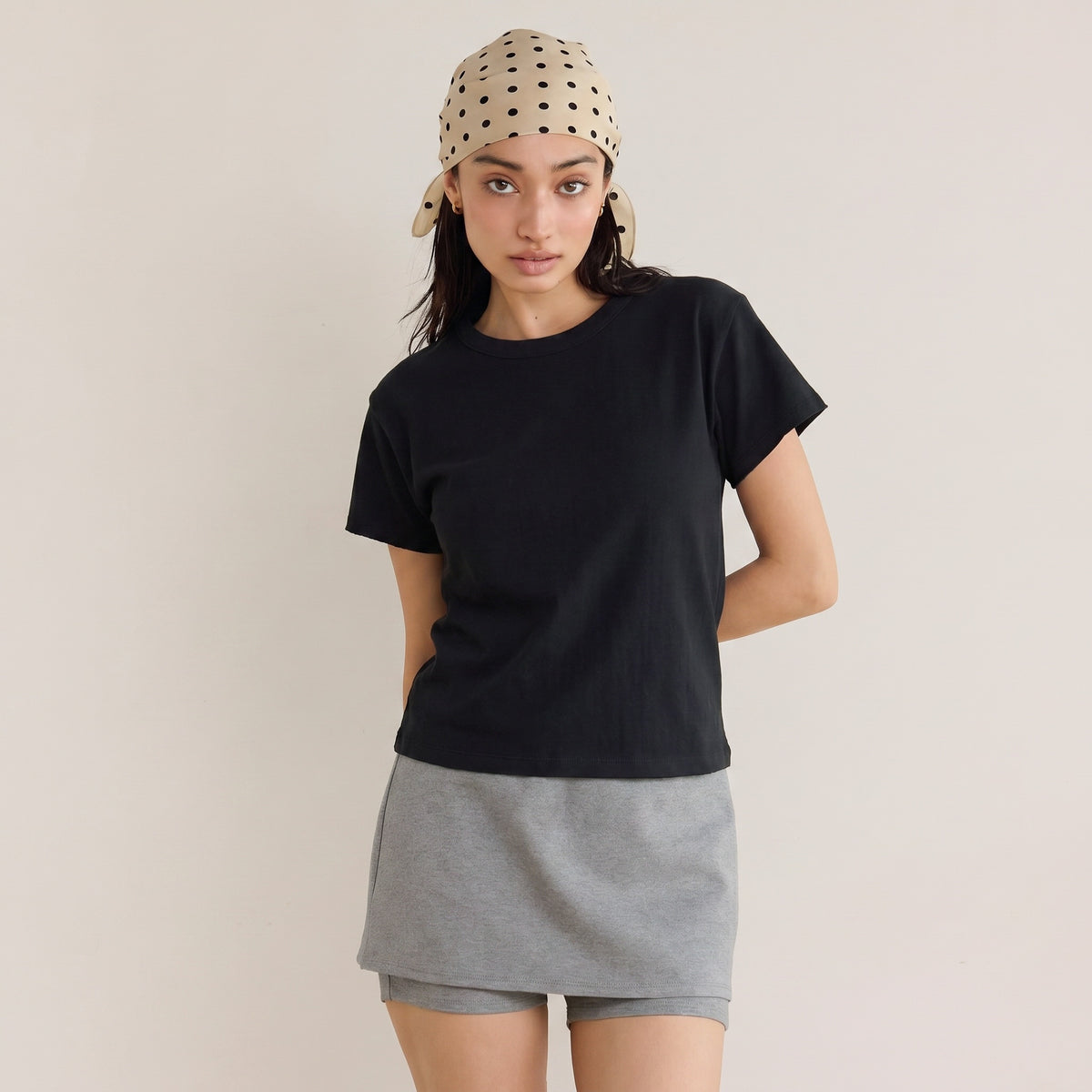 C/2FACE Circle Neck T-shirt