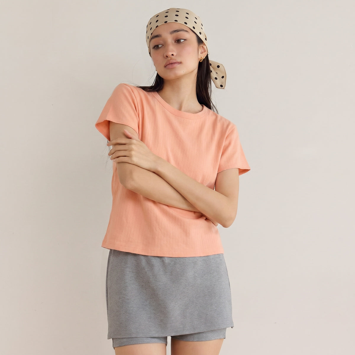 C/2FACE Circle Neck T-shirt