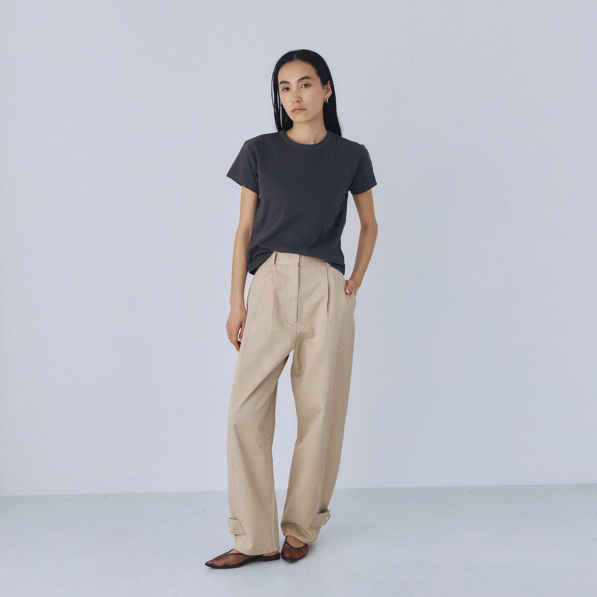 C/2FACE Circle Neck T-shirt